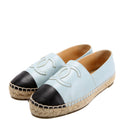 Chanel CC Espadrilles Size 36 Blue/Black