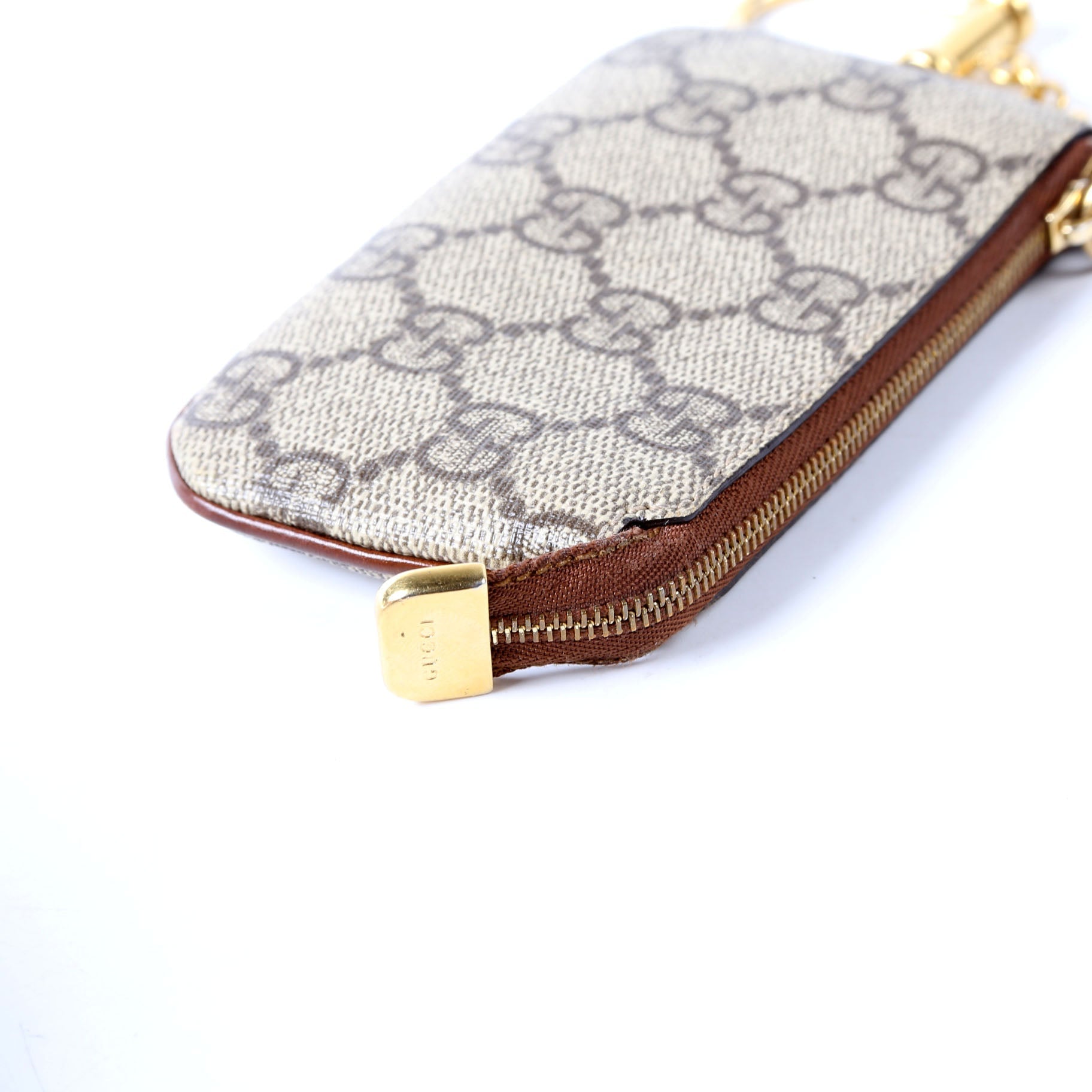 Gucci 447964 GG Supreme Key Case