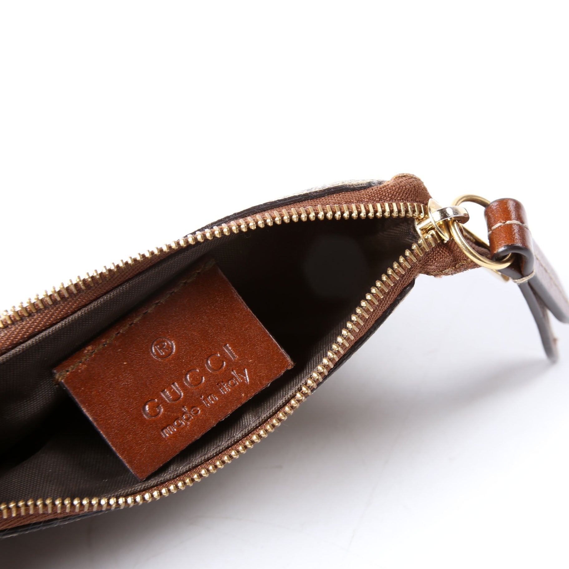 Gucci 447964 GG Supreme Key Case