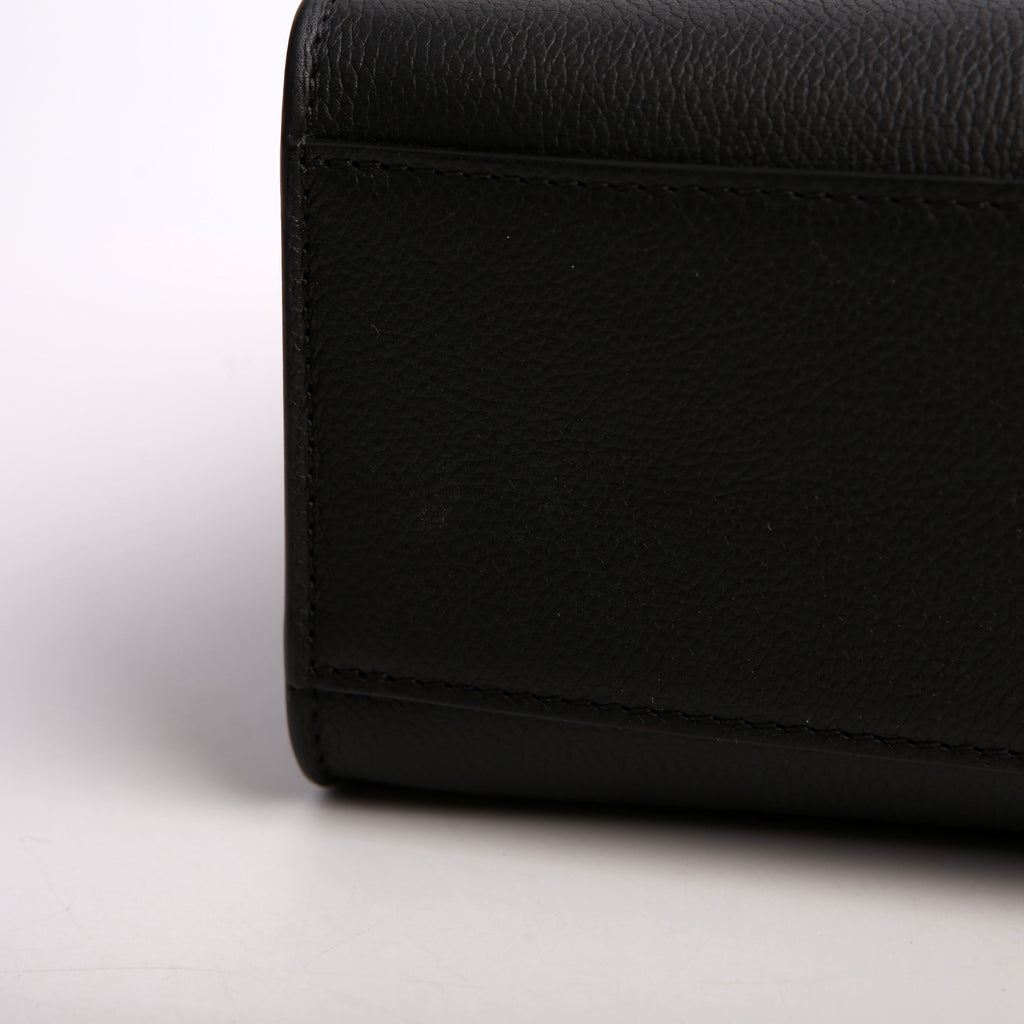 Louis Vuitton Lock & Go Tote Calfskin Black