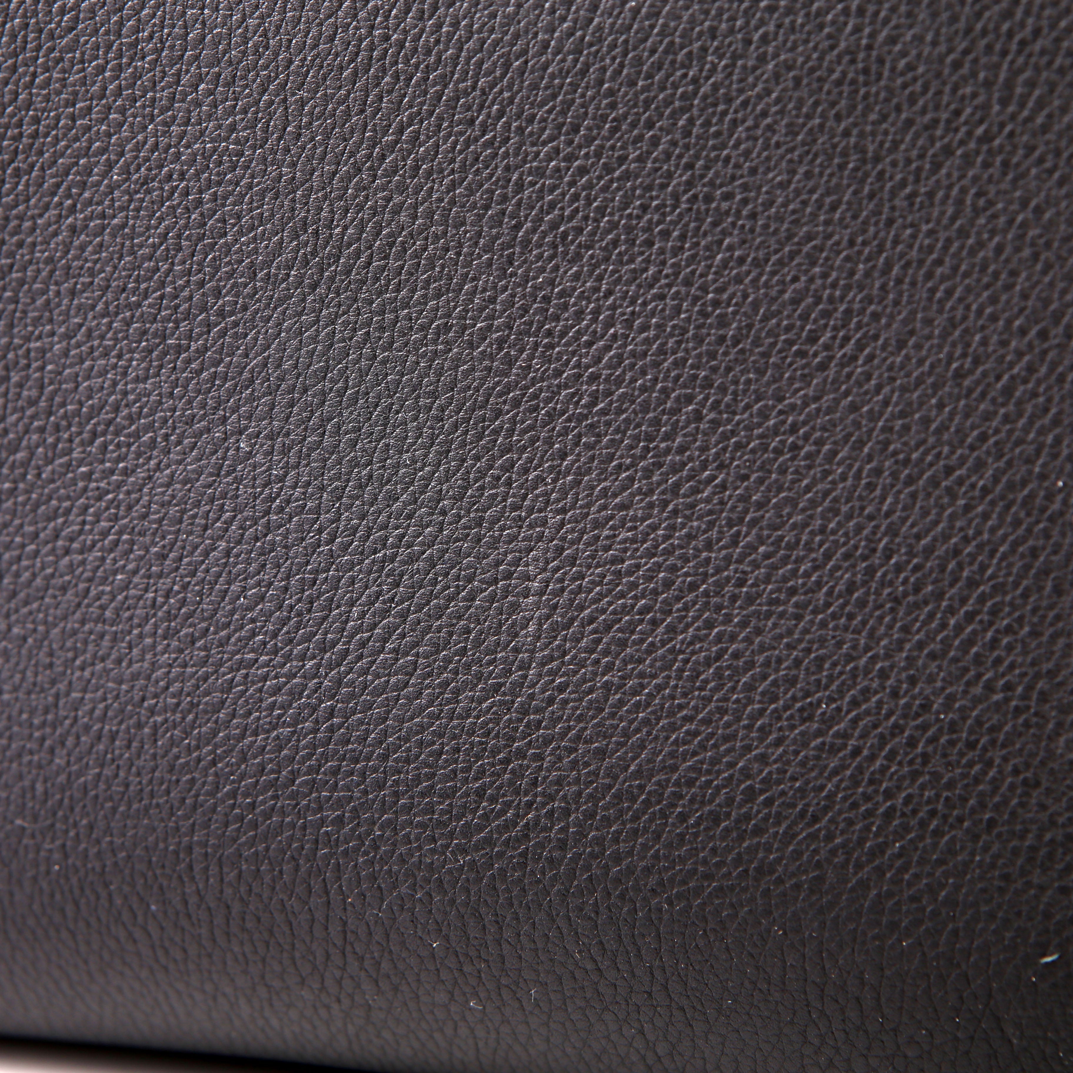 Louis Vuitton Lock & Go Tote Calfskin Black