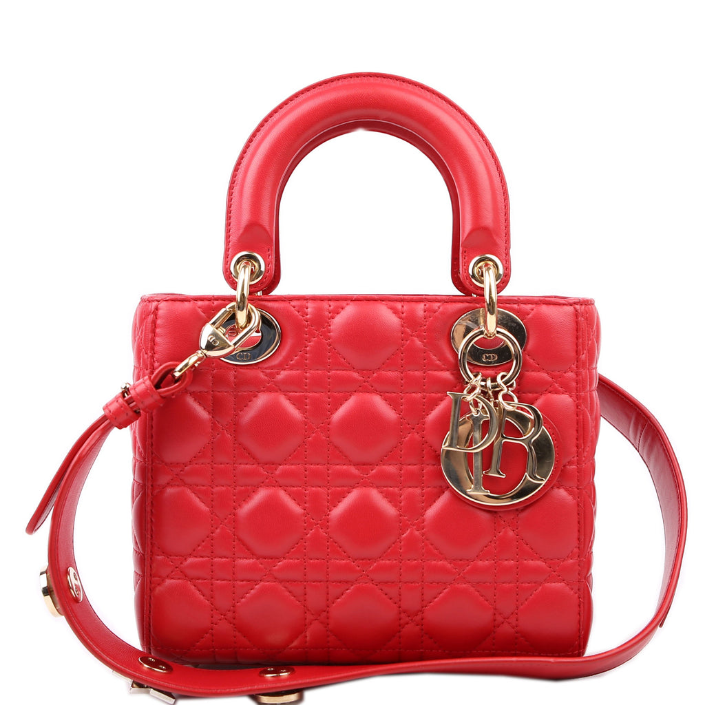 Christian Dior My Lady Dior Lucky Badges Red