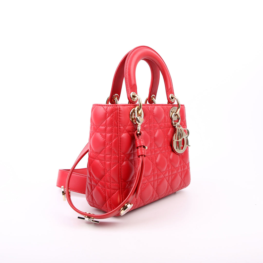 Christian Dior My Lady Dior Lucky Badges Red