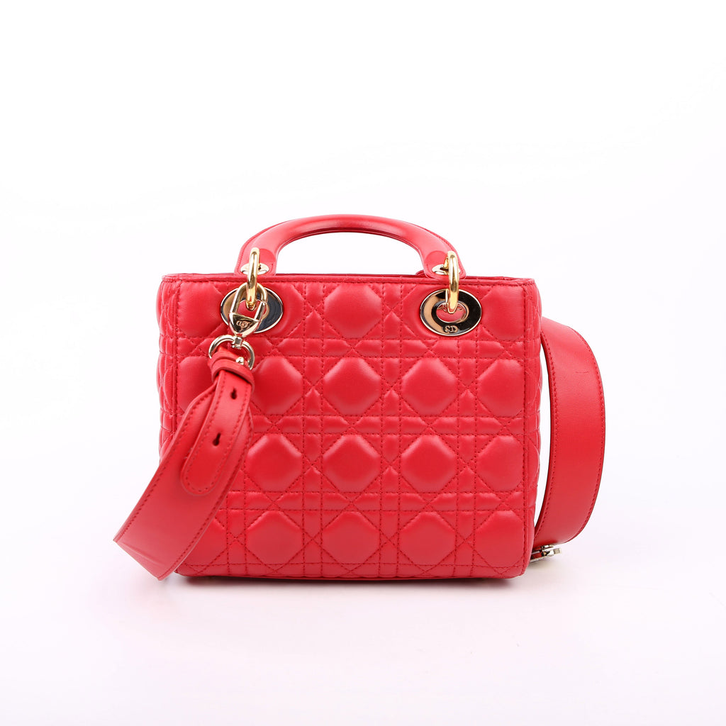 Christian Dior My Lady Dior Lucky Badges Red