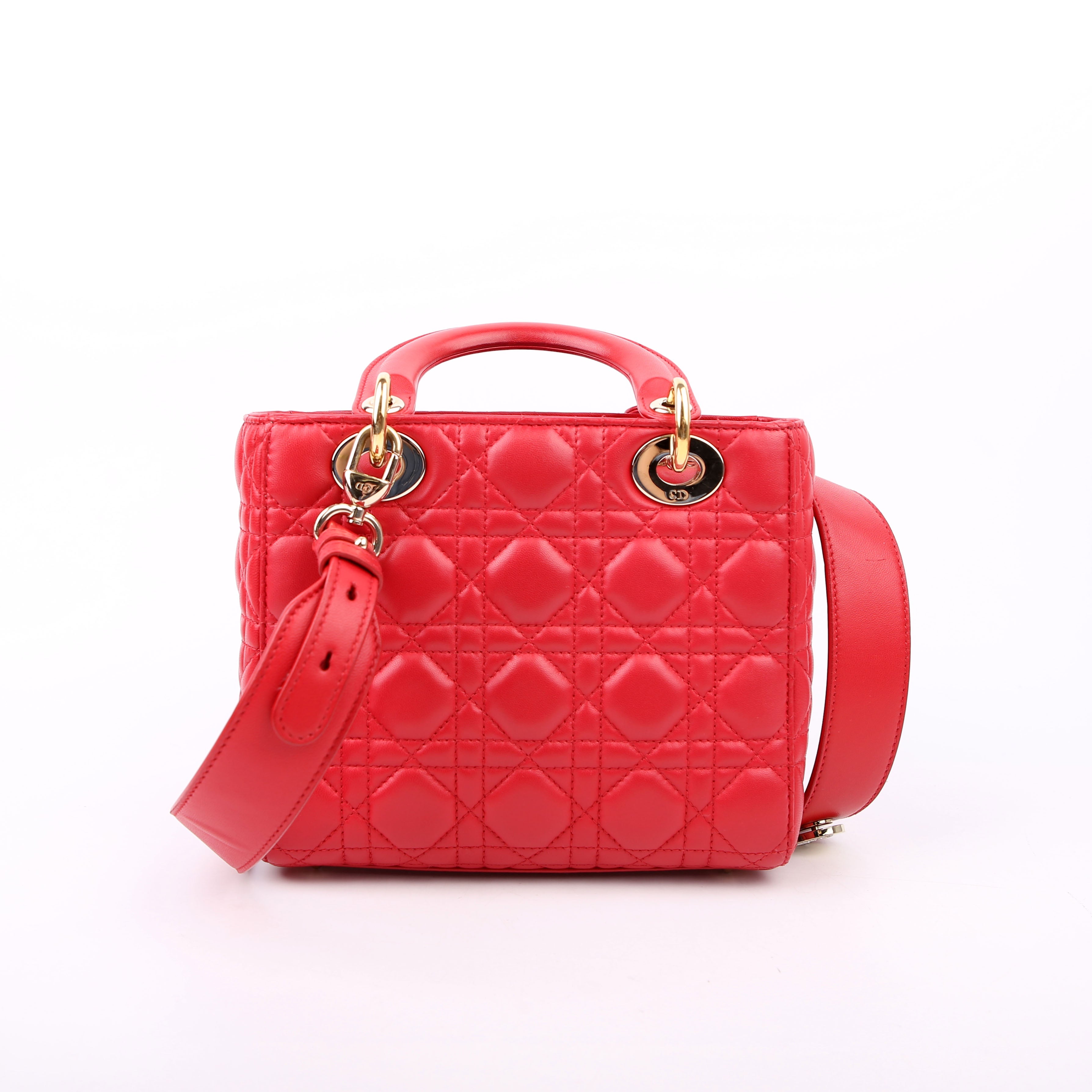 Christian Dior My Lady Dior Lucky Badges Red