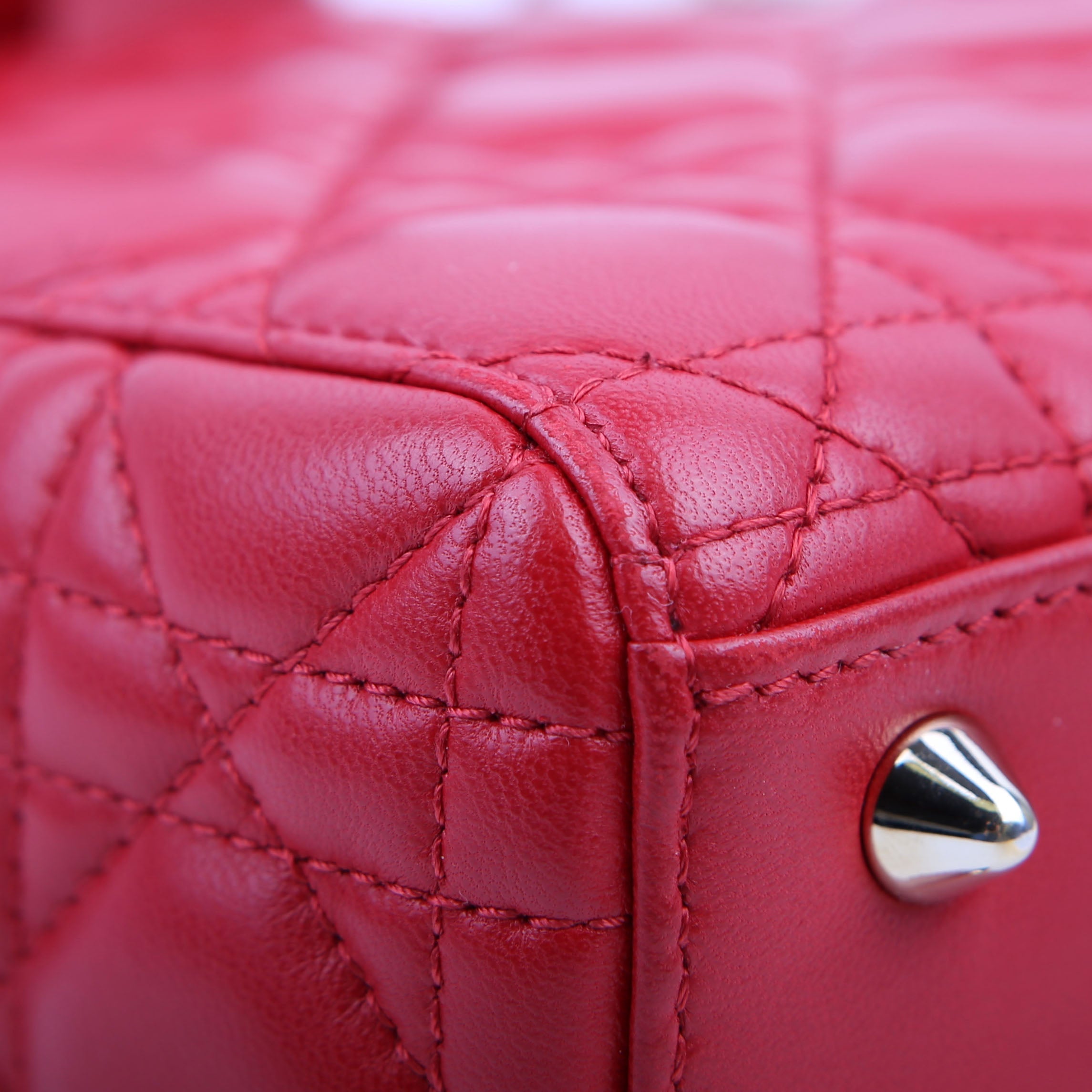 Christian Dior My Lady Dior Lucky Badges Red