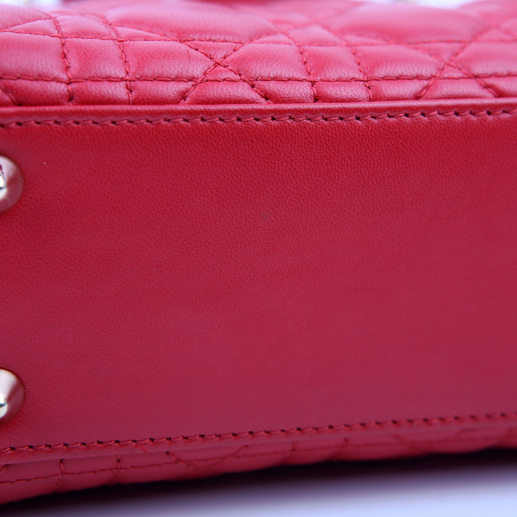 Christian Dior My Lady Dior Lucky Badges Red