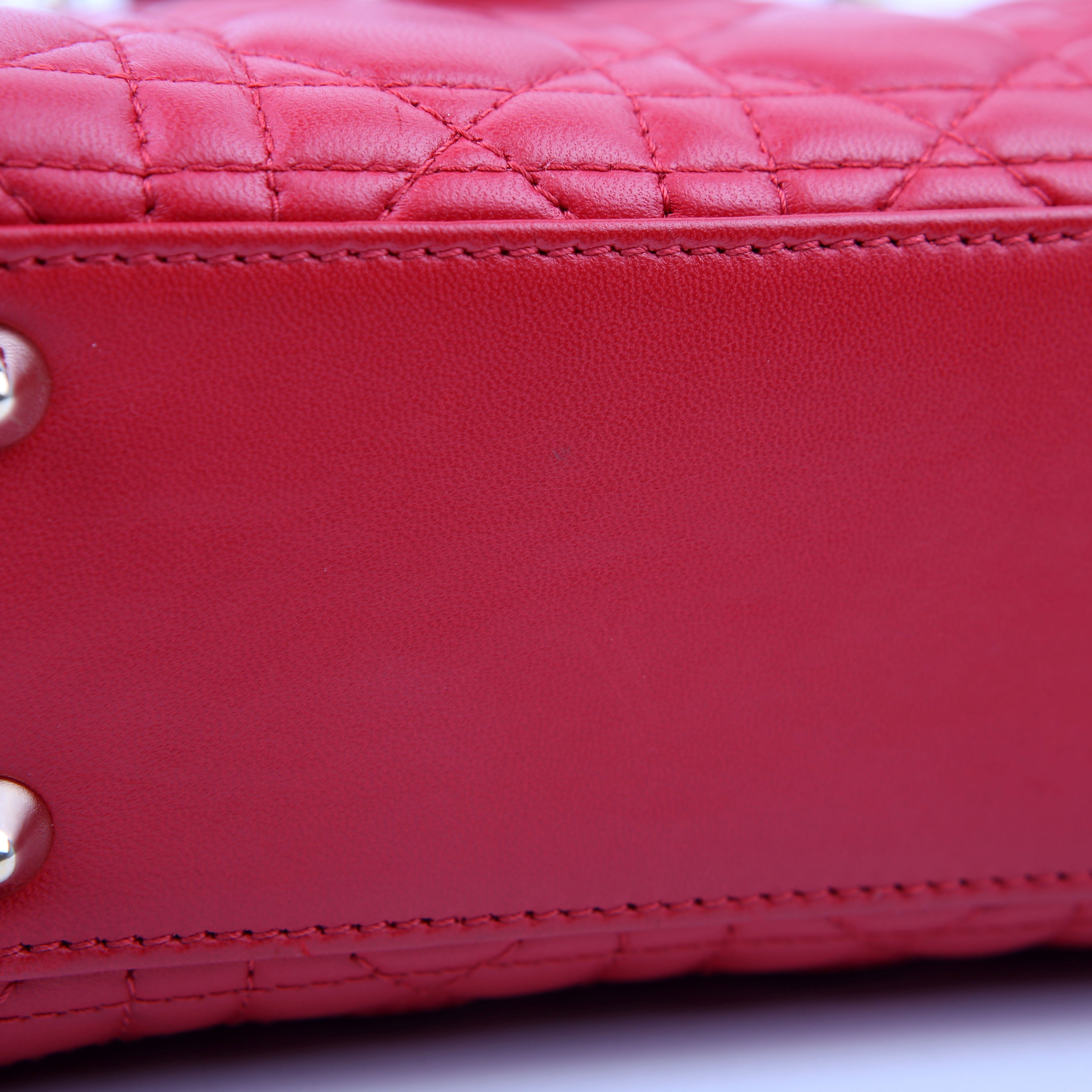 Christian Dior My Lady Dior Lucky Badges Red