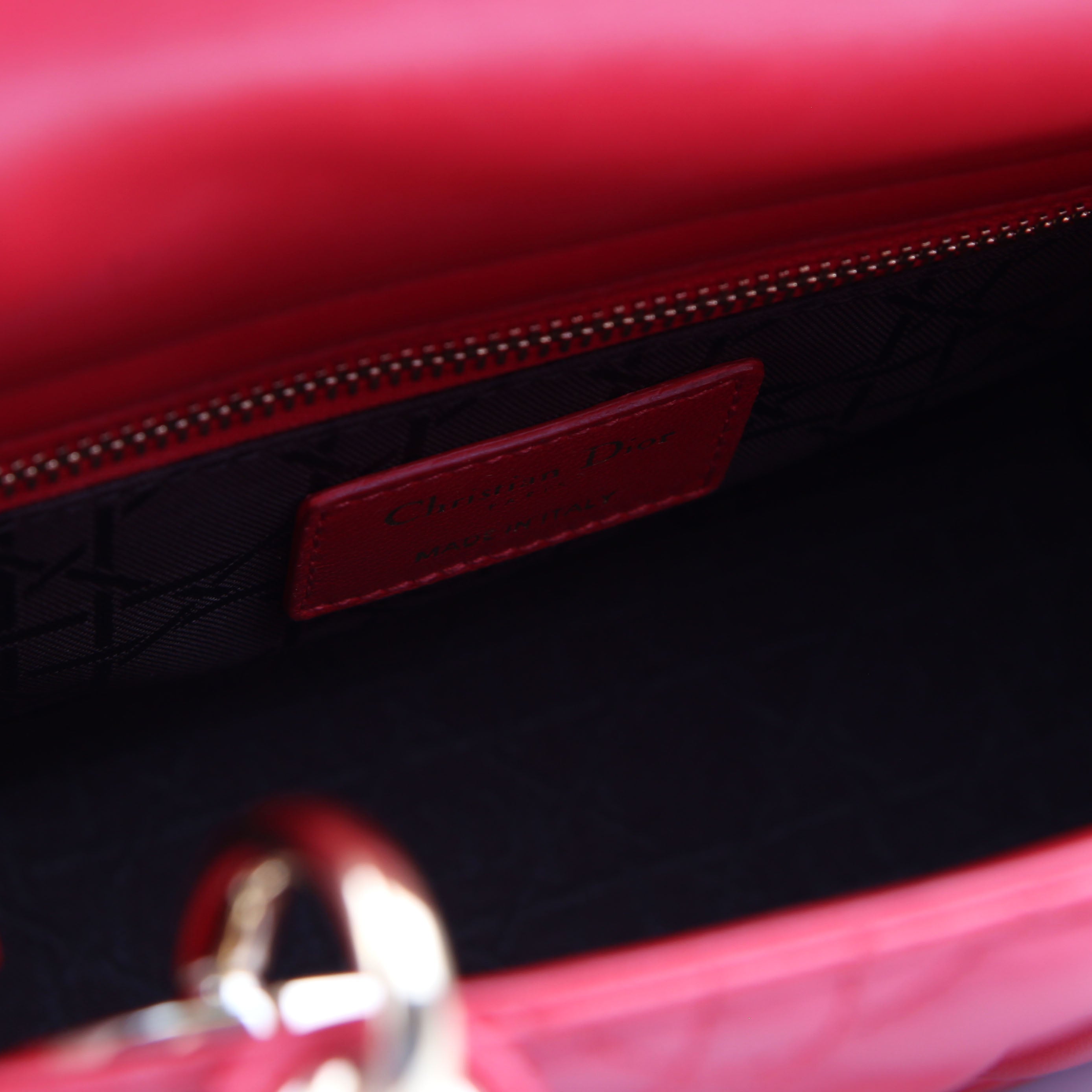 Christian Dior My Lady Dior Lucky Badges Red