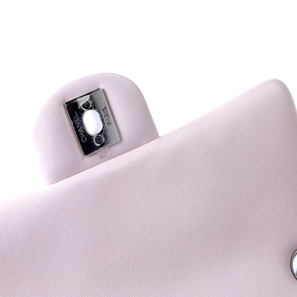 Chanel Classic Flap Mini Rectangle Lambskin RFID Pink