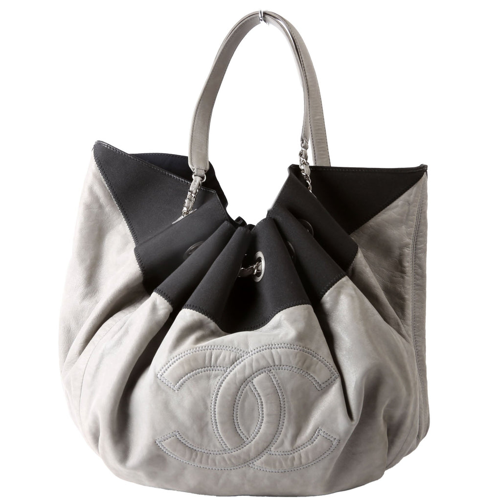 Chanel Stretch Spirit Cabas Large 13M Black/Gray