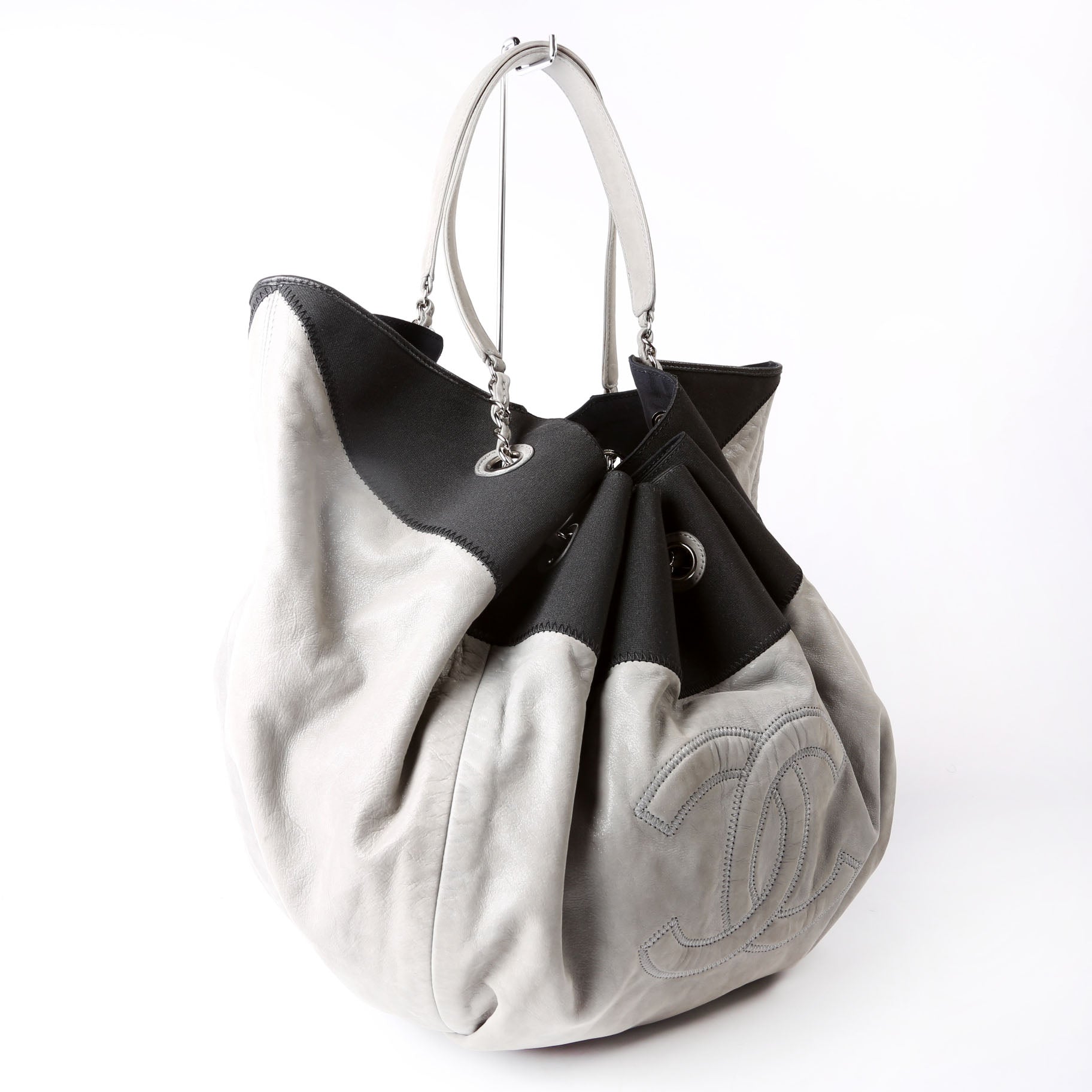 Chanel Stretch Spirit Cabas Large 13M Black/Gray
