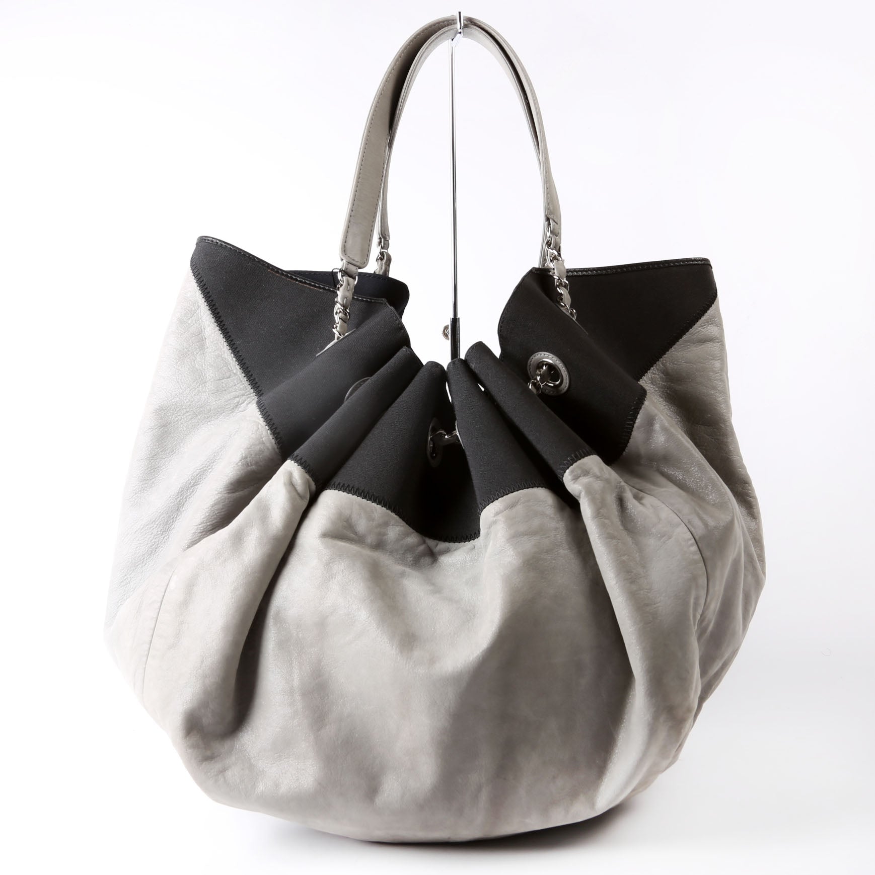 Chanel Stretch Spirit Cabas Large 13M Black/Gray