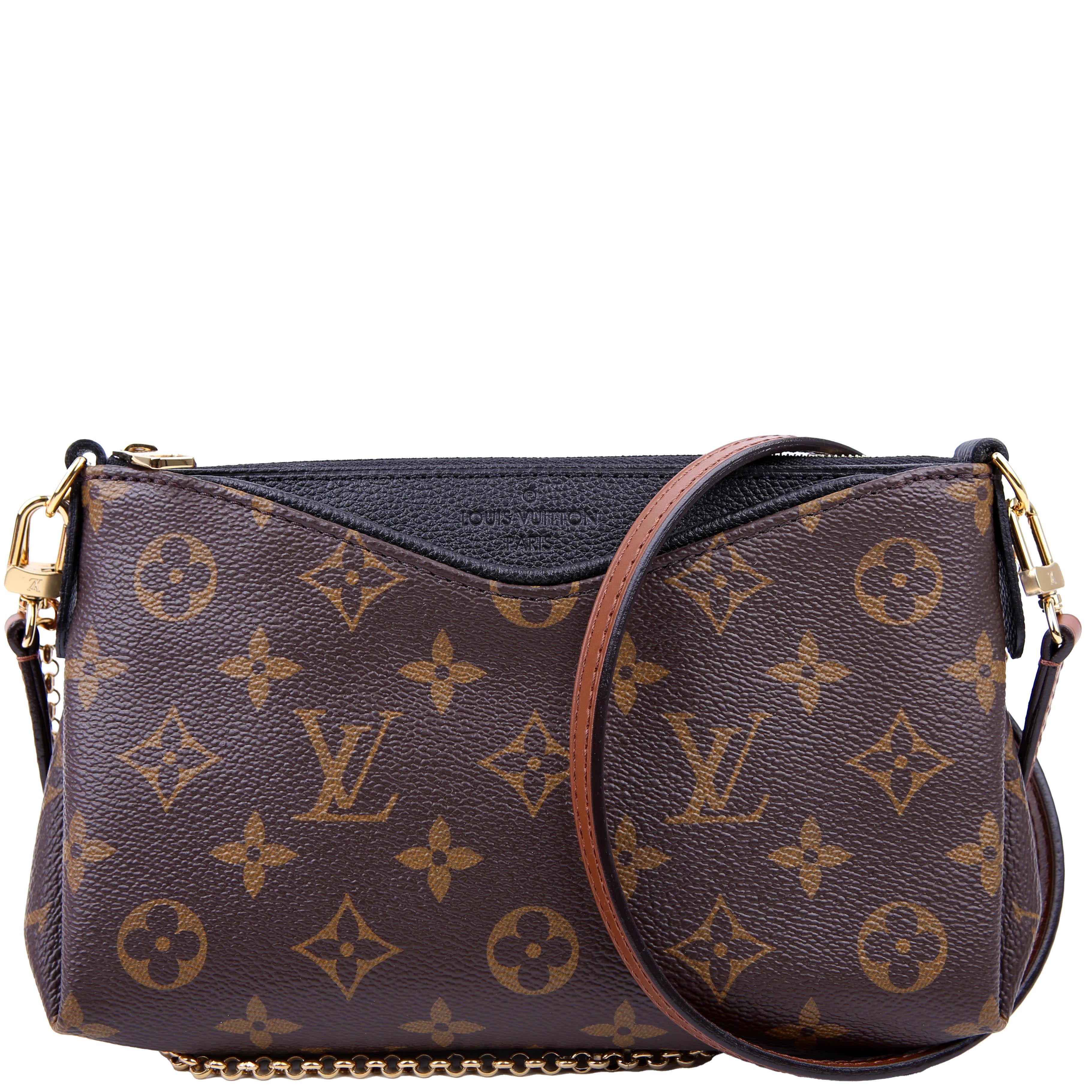 Louis Vuitton Pallas Clutch Monogram Black