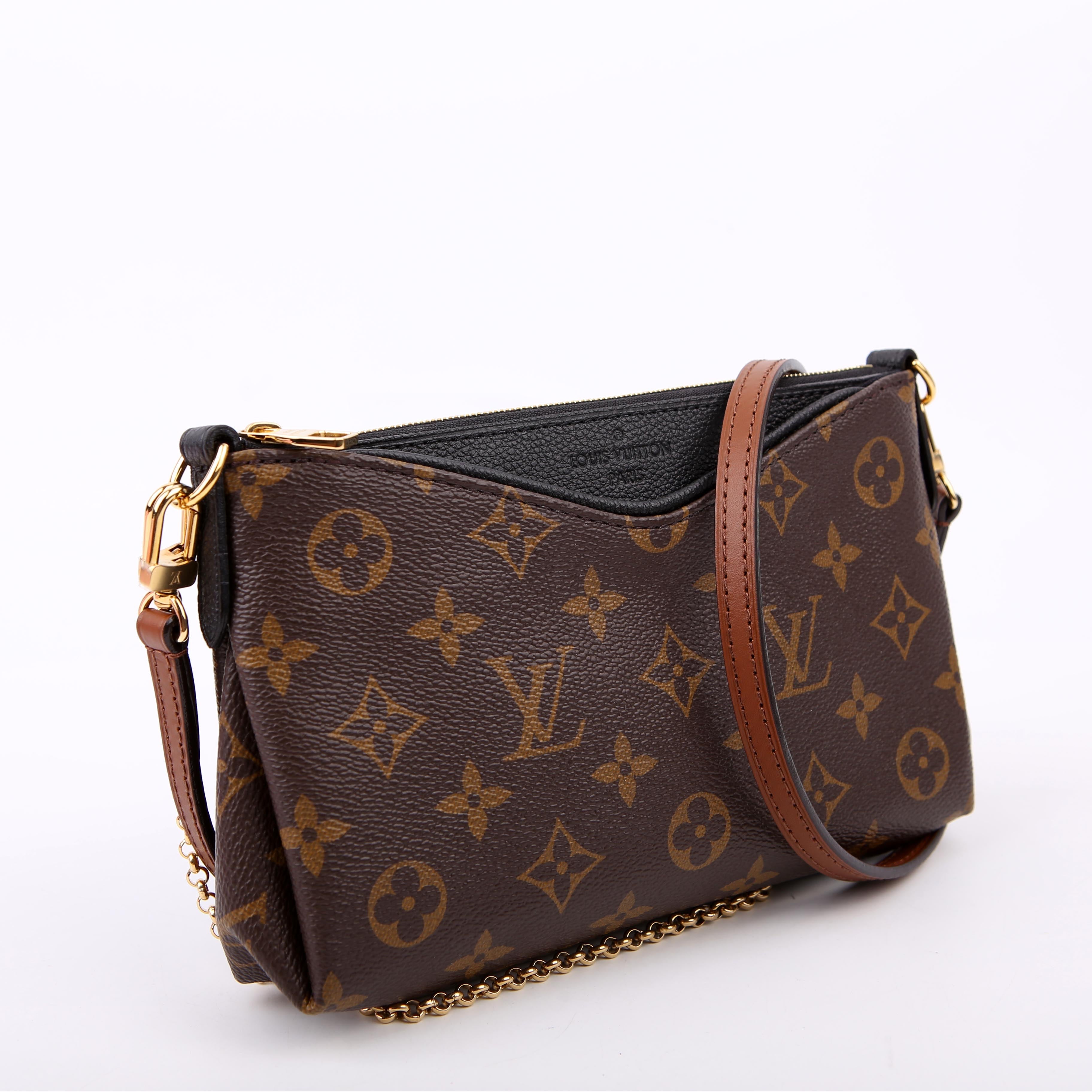 Louis Vuitton Pallas Clutch Monogram Black