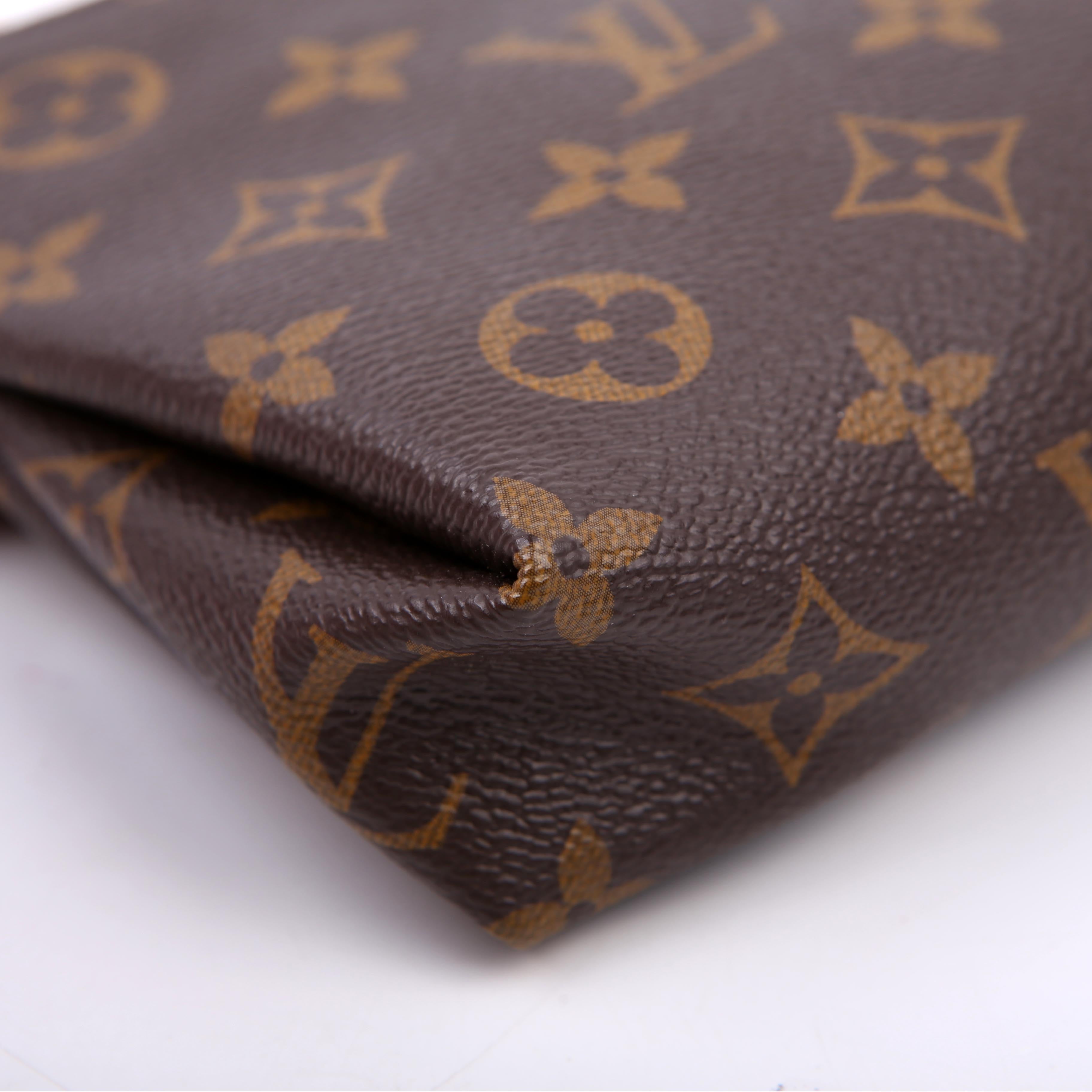 Louis Vuitton Pallas Clutch Monogram Black