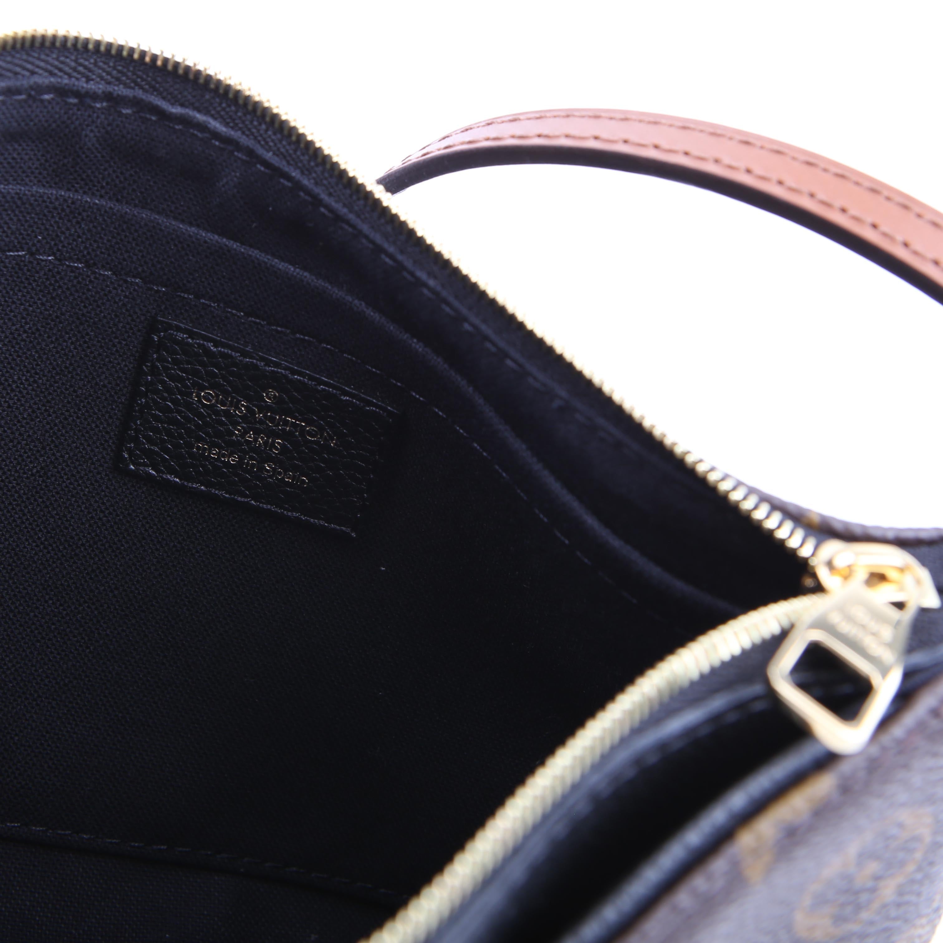 Louis Vuitton Pallas Clutch Monogram Black