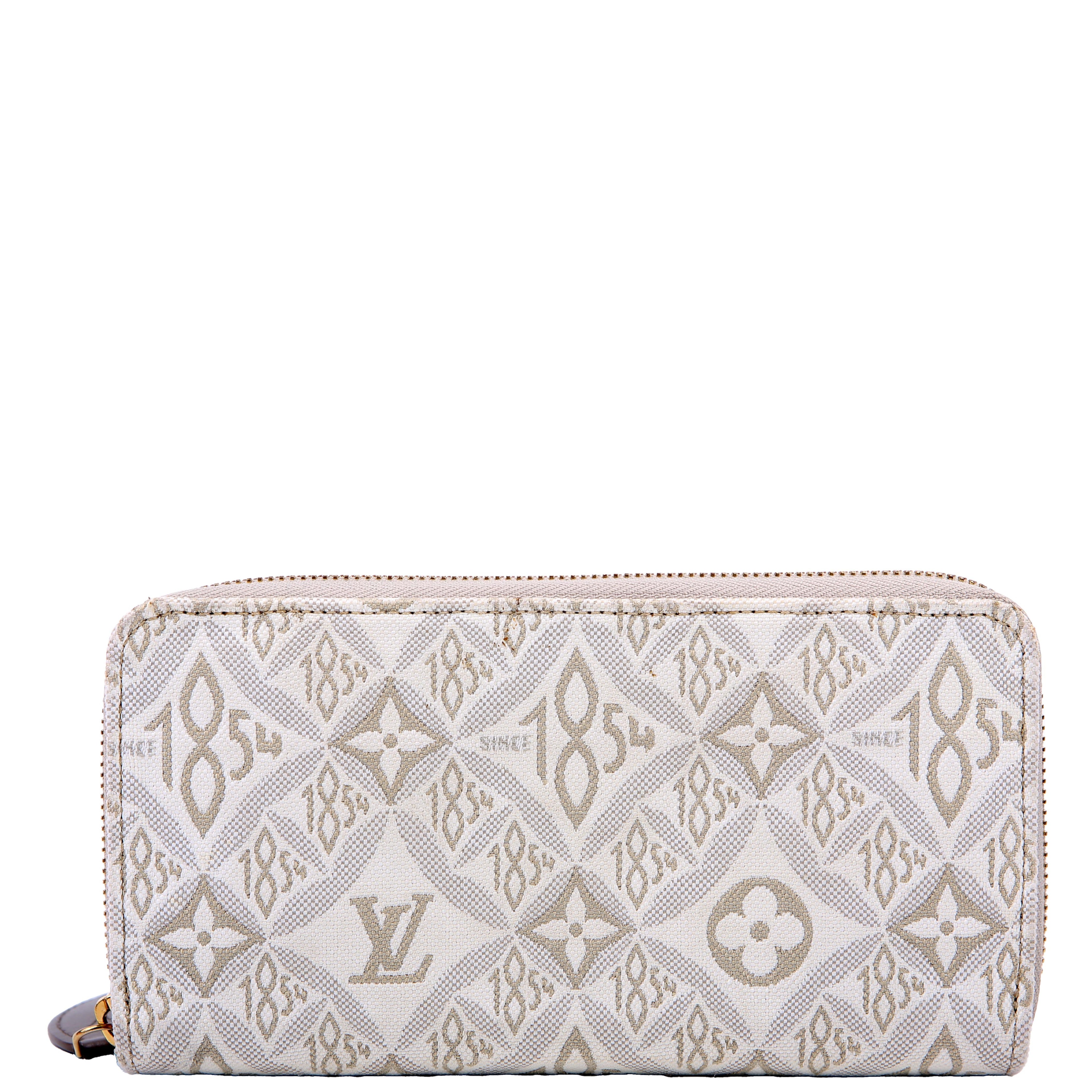Louis Vuitton Zippy Wallet Since 1854 Jacquard White/Grey