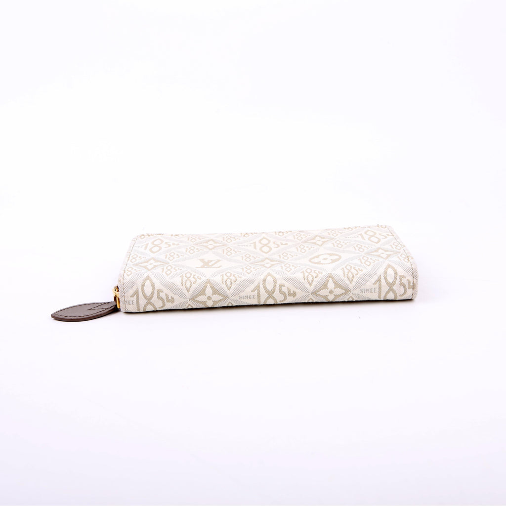 Louis Vuitton Zippy Wallet Since 1854 Jacquard White/Grey