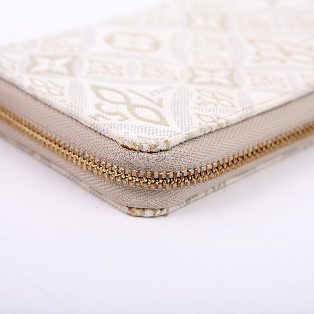 Louis Vuitton Zippy Wallet Since 1854 Jacquard White/Grey