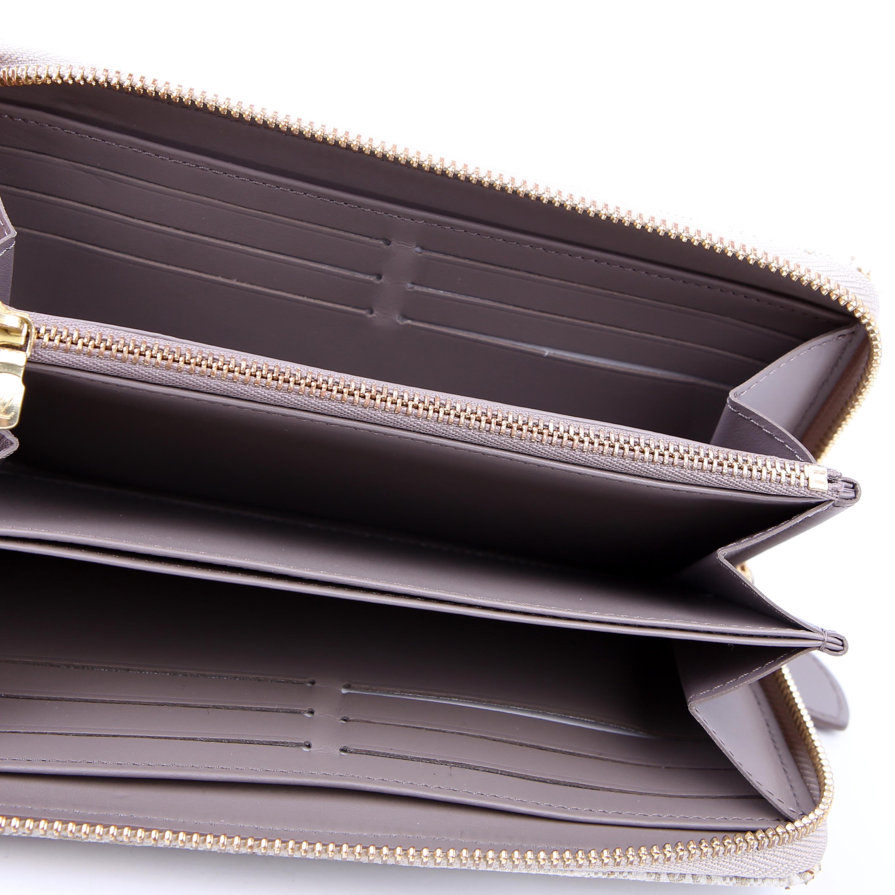 Louis Vuitton Zippy Wallet Since 1854 Jacquard White/Grey