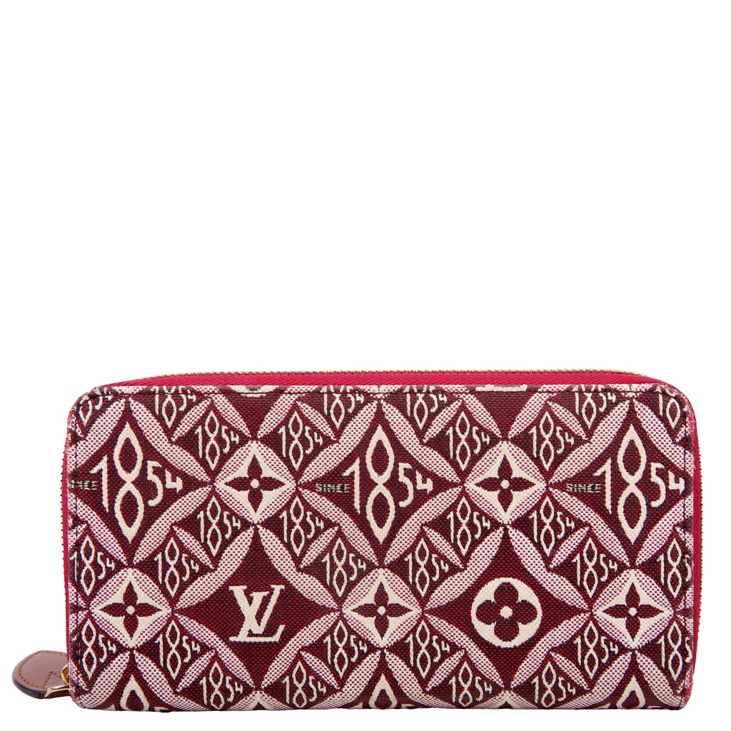 Louis Vuitton Zippy Wallet Since 1854 Jacquard Burgundy
