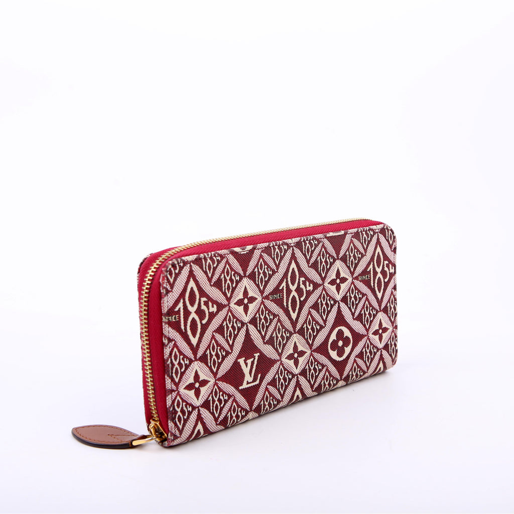 Louis Vuitton Zippy Wallet Since 1854 Jacquard Burgundy