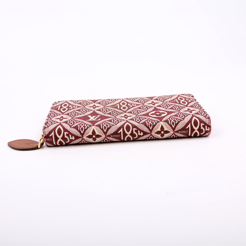 Louis Vuitton Zippy Wallet Since 1854 Jacquard Burgundy