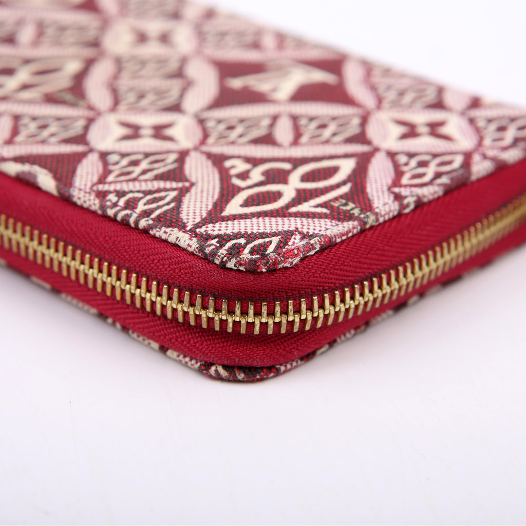 Louis Vuitton Zippy Wallet Since 1854 Jacquard Burgundy