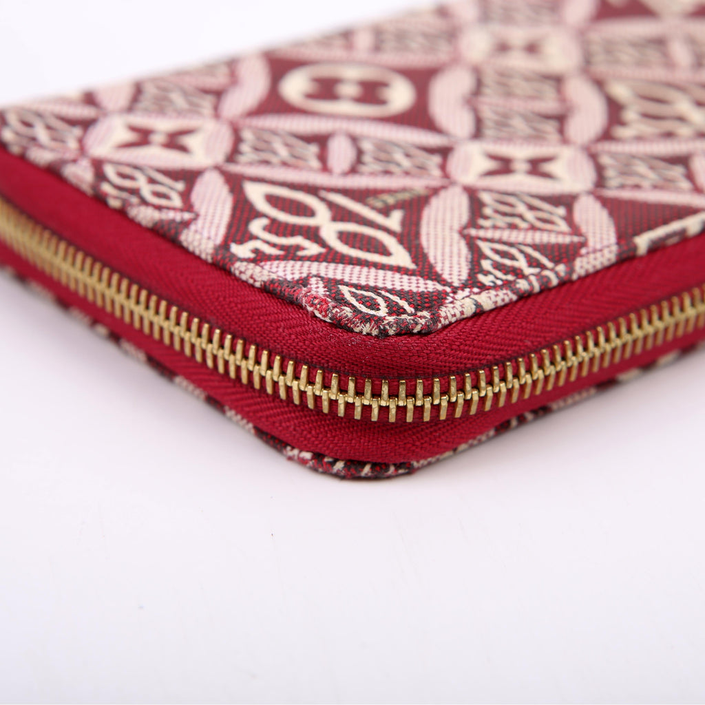 Louis Vuitton Zippy Wallet Since 1854 Jacquard Burgundy