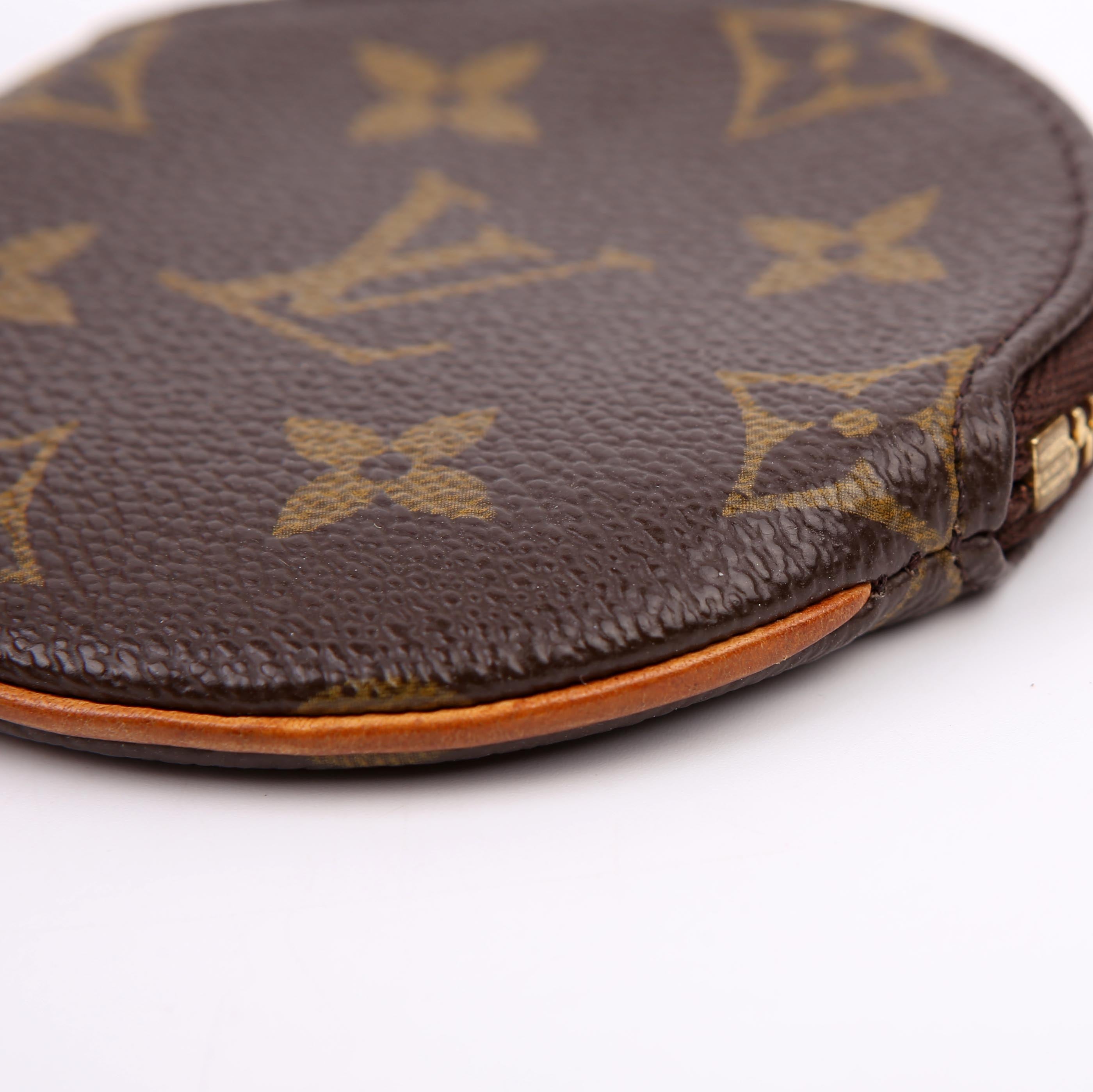 Louis Vuitton Round Coin Purse Monogram