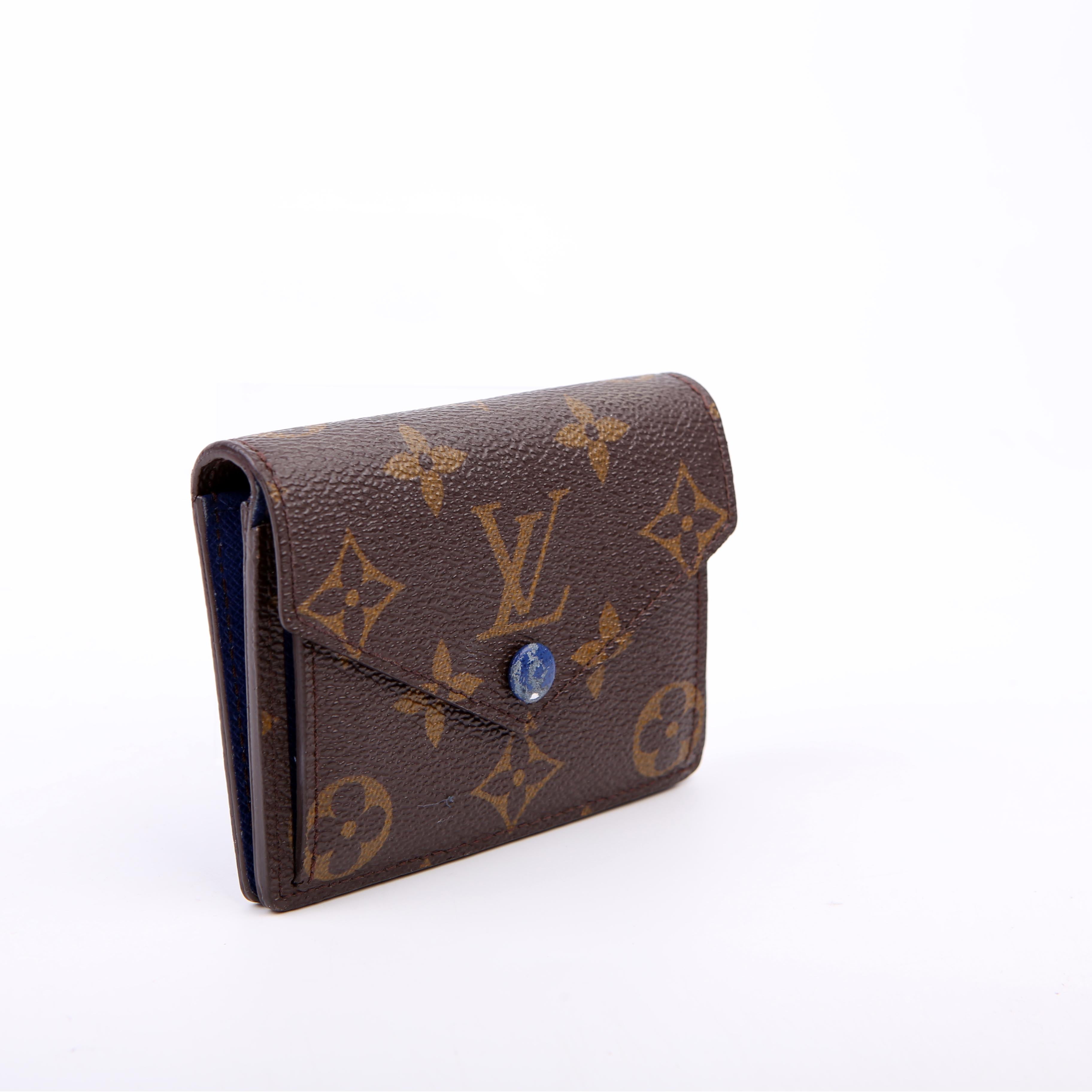 Louis Vuitton Marie Wallet Monogram Blue
