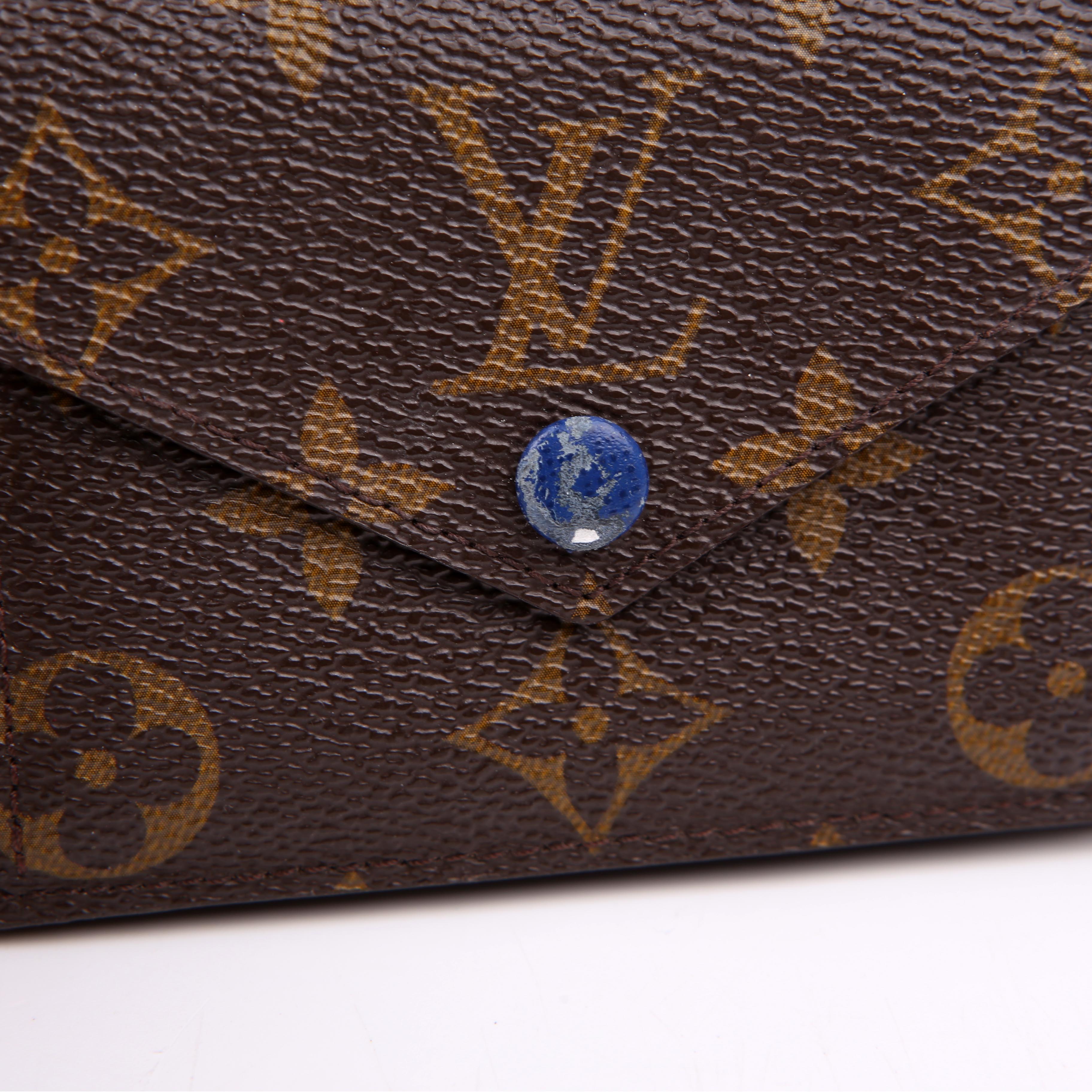 Louis Vuitton Marie Wallet Monogram Blue