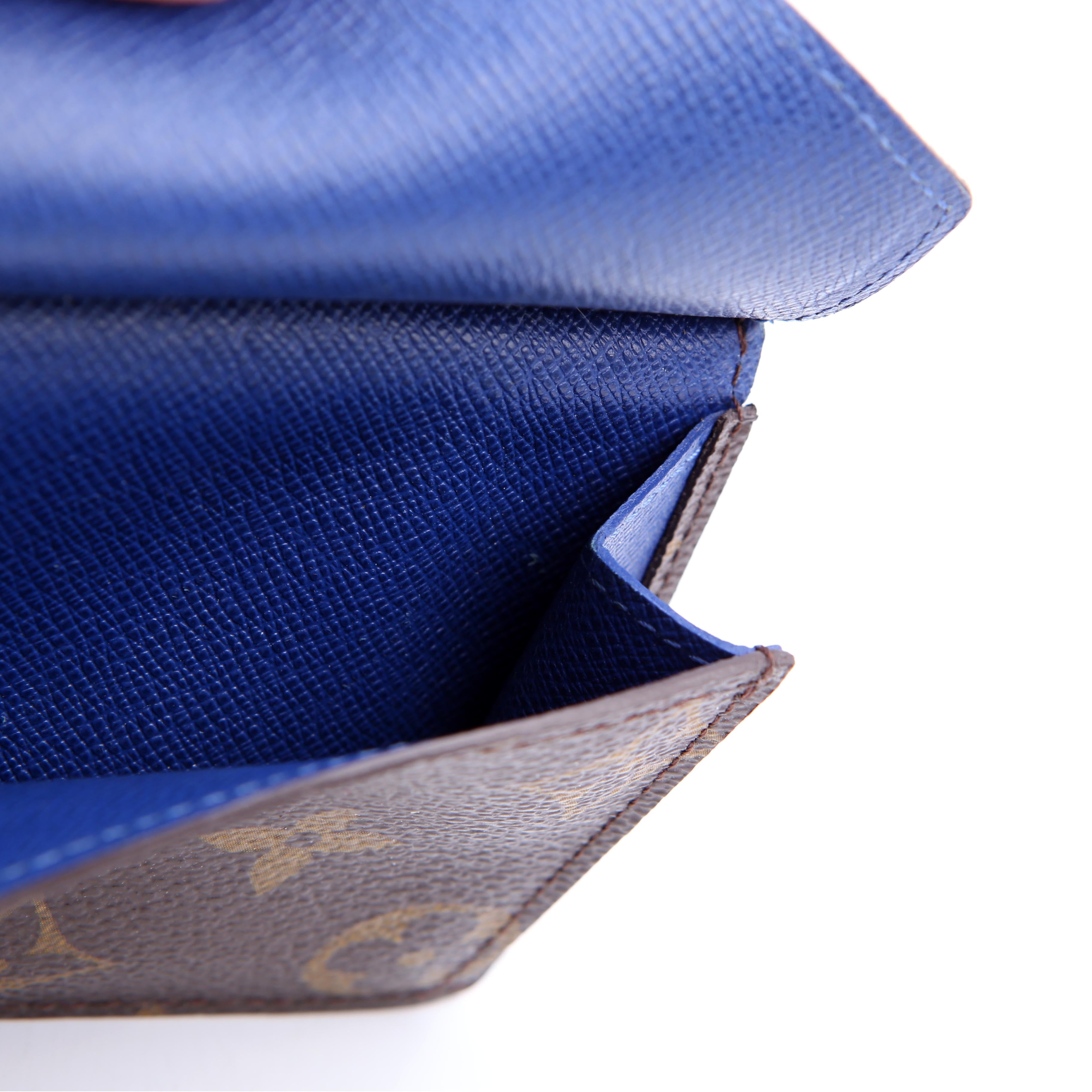 Louis Vuitton Marie Wallet Monogram Blue