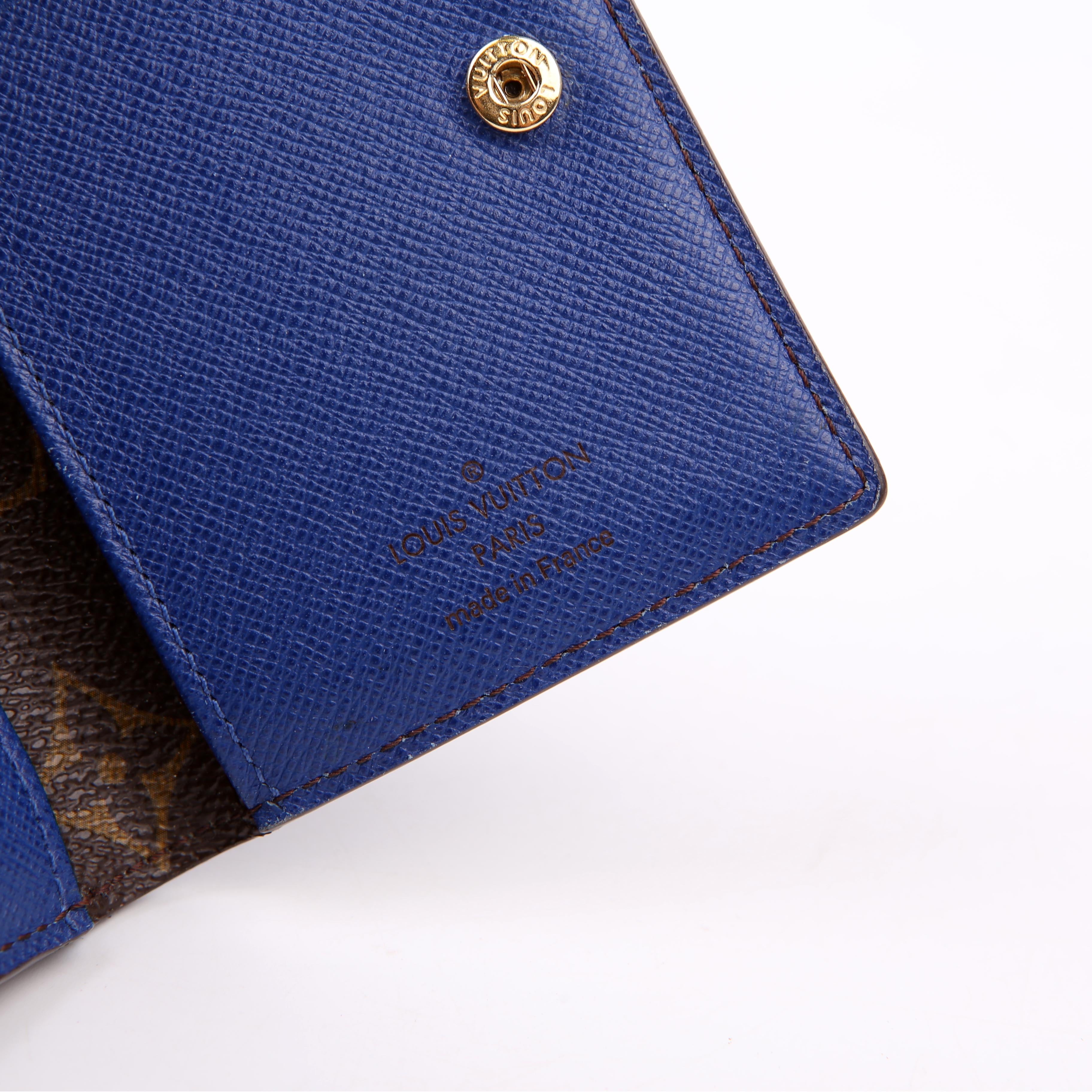 Louis Vuitton Marie Wallet Monogram Blue