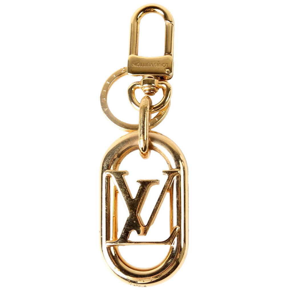 Louis Vuitton LV Link Key Holder Gold