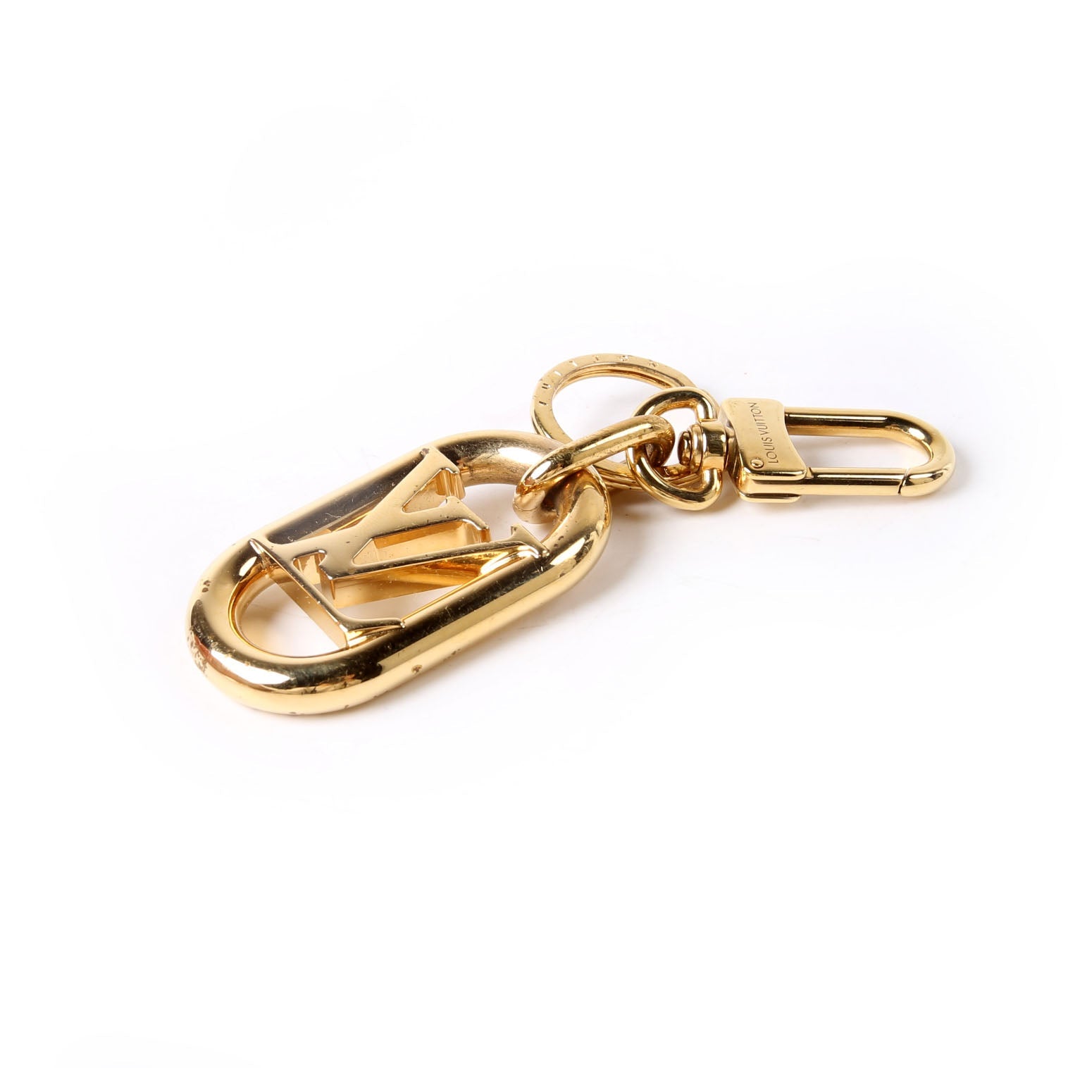 Louis Vuitton LV Link Key Holder Gold