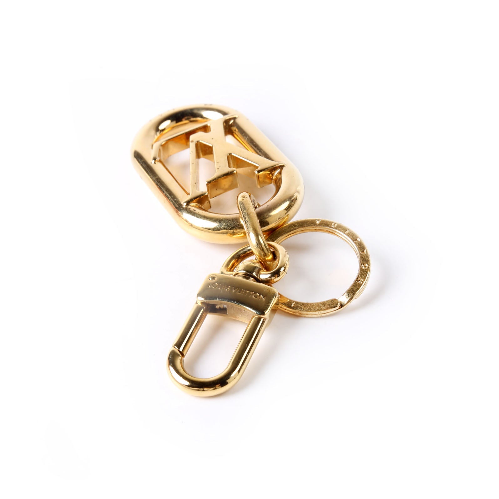 Louis Vuitton LV Link Key Holder Gold