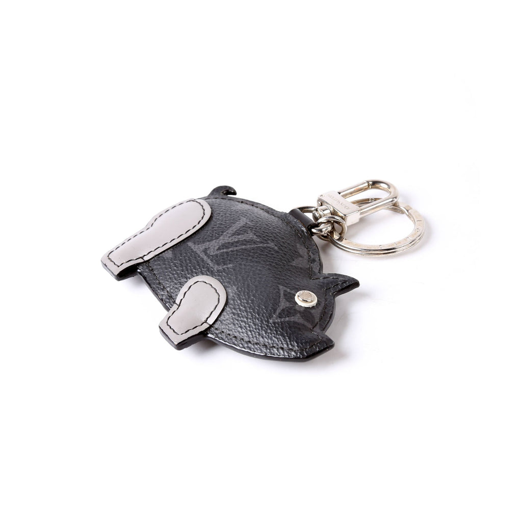 Louis Vuitton Pig Monogram Eclipse Bag Charm Black/Grey