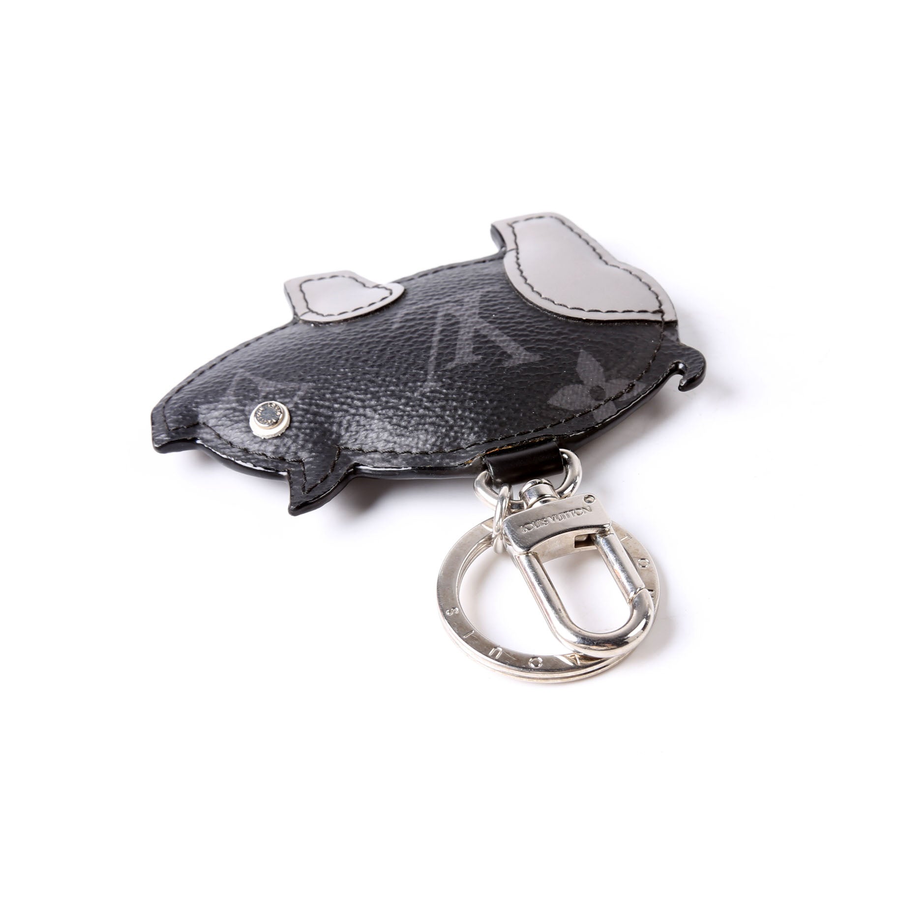 Louis Vuitton Pig Monogram Eclipse Bag Charm Black/Grey
