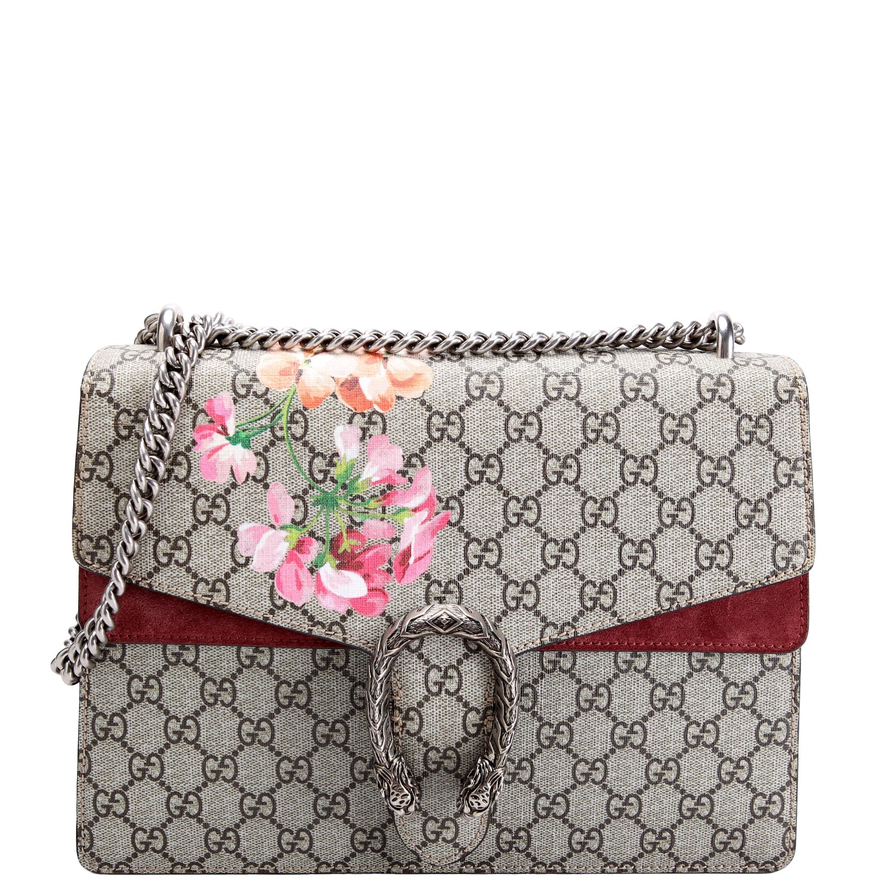 Gucci 400235 Dionysus Blooms Shoulder Medium Mauve