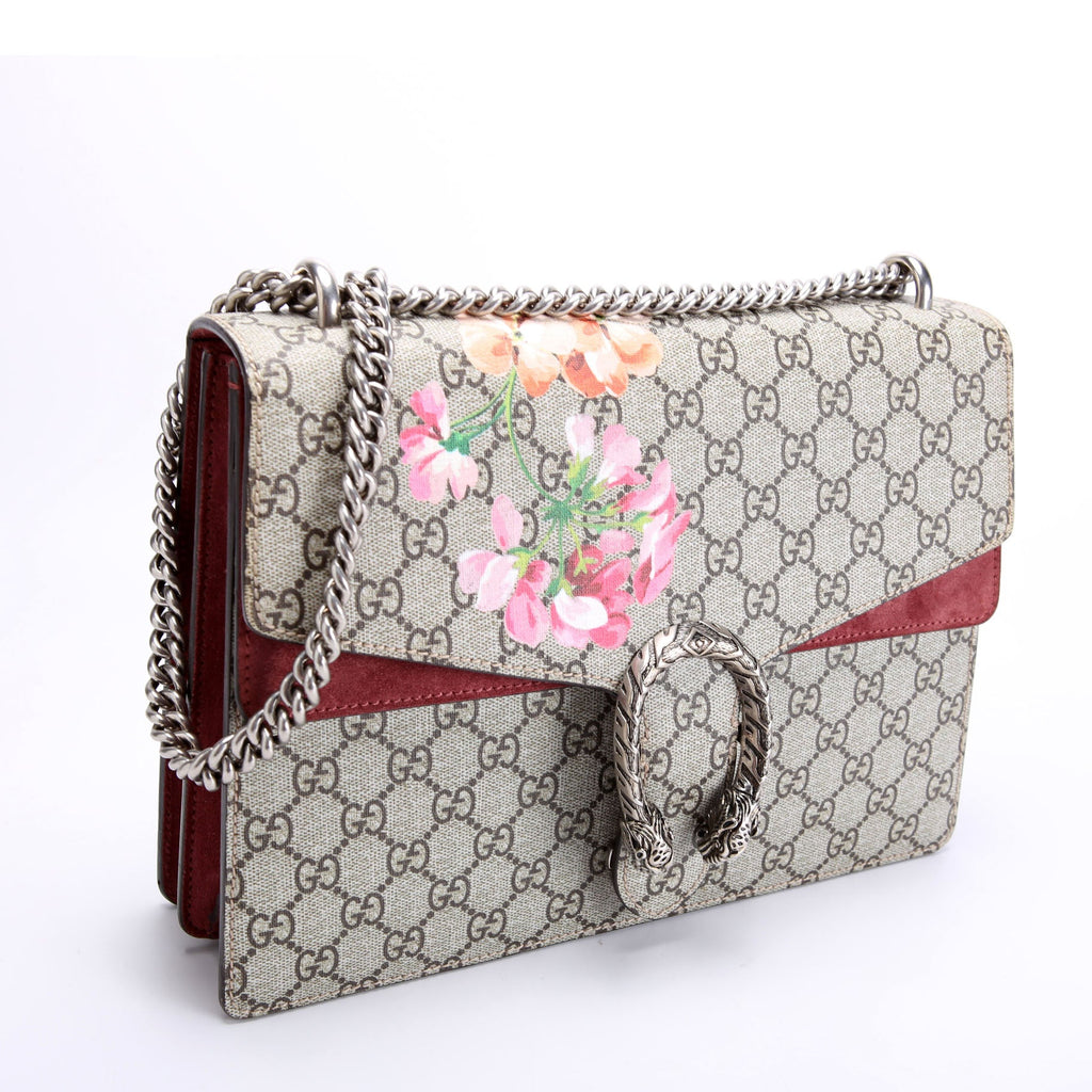 Gucci 400235 Dionysus Blooms Shoulder Medium Mauve