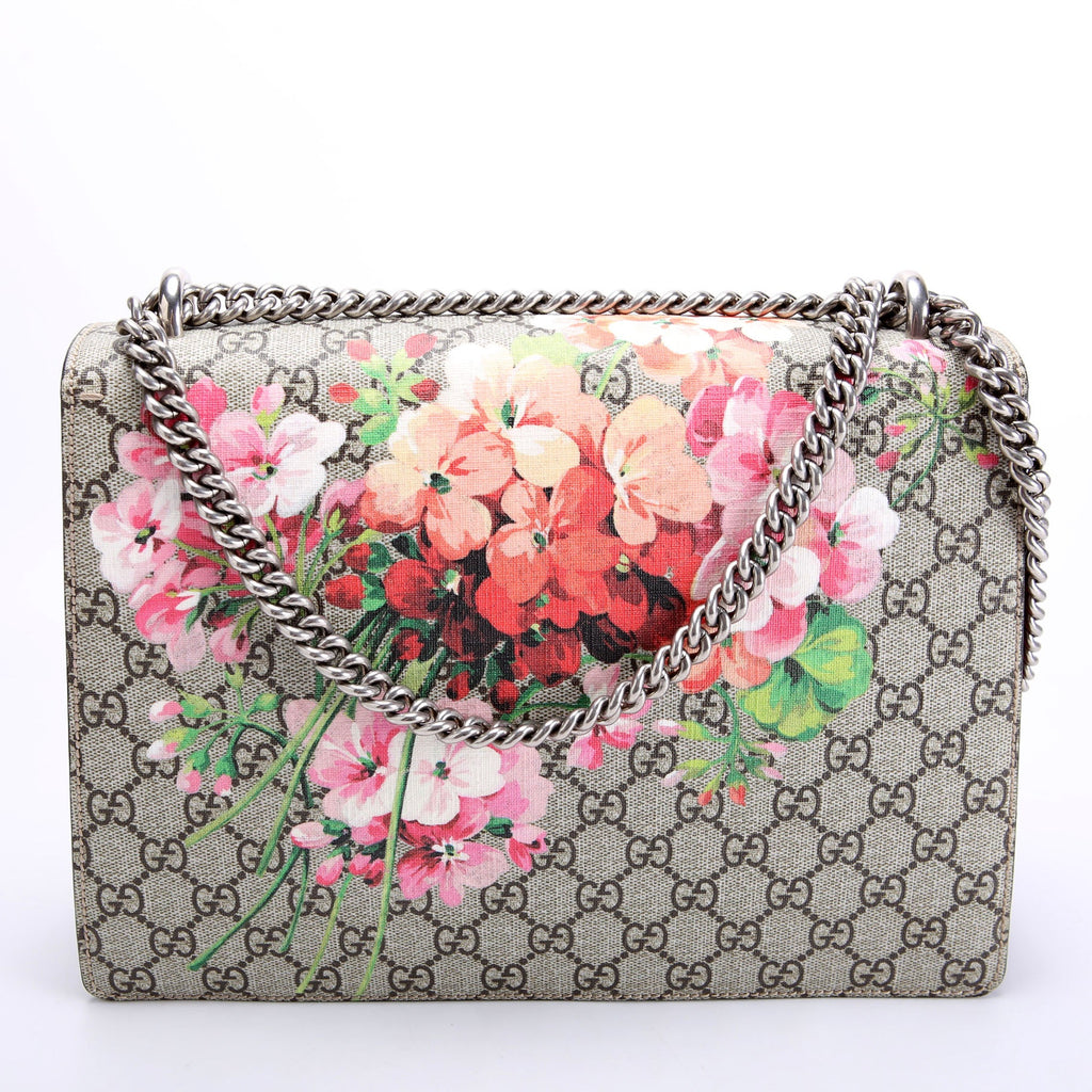 Gucci 400235 Dionysus Blooms Shoulder Medium Mauve