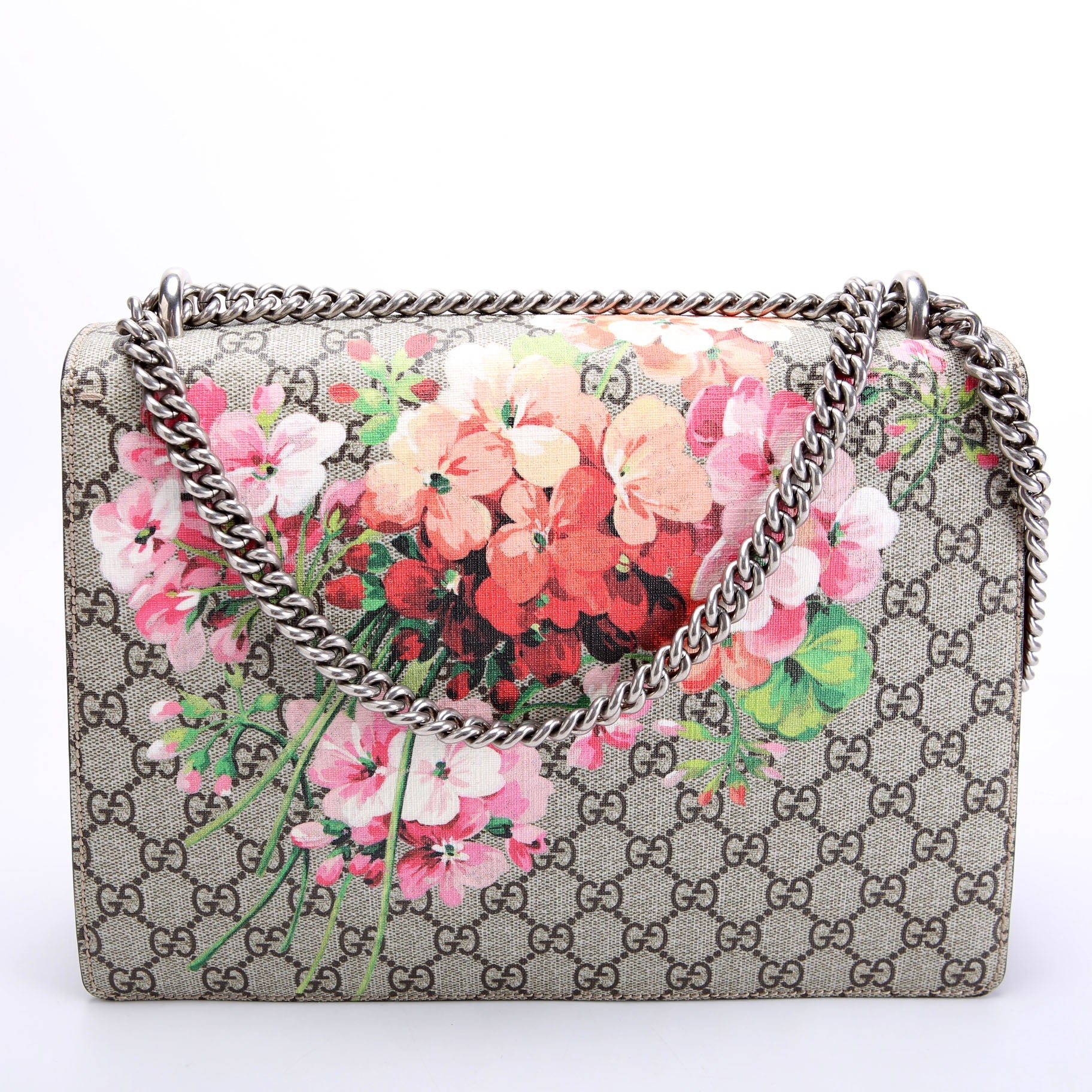 Gucci 400235 Dionysus Blooms Shoulder Medium Mauve