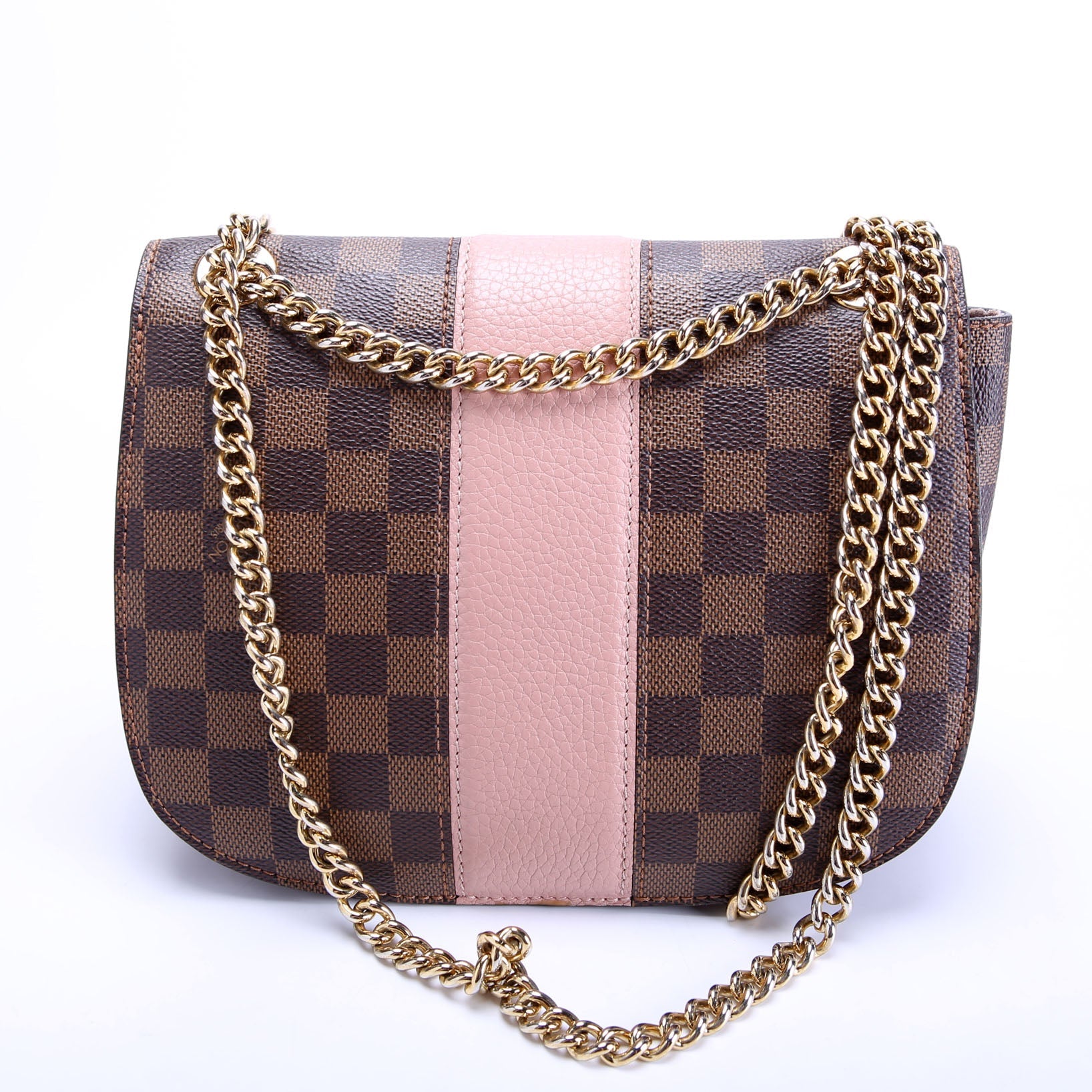 Louis Vuitton Wight Bag Damier Ebene Pink
