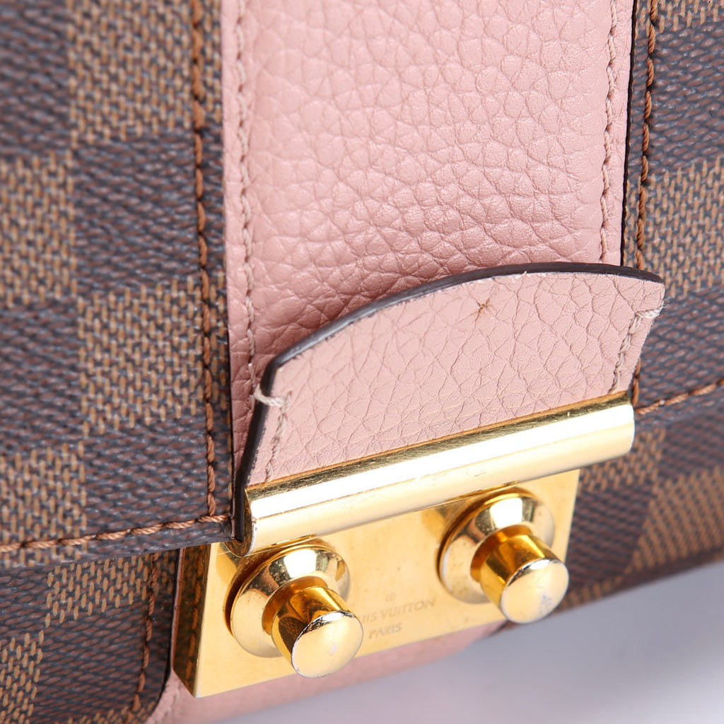 Louis Vuitton Wight Bag Damier Ebene Pink
