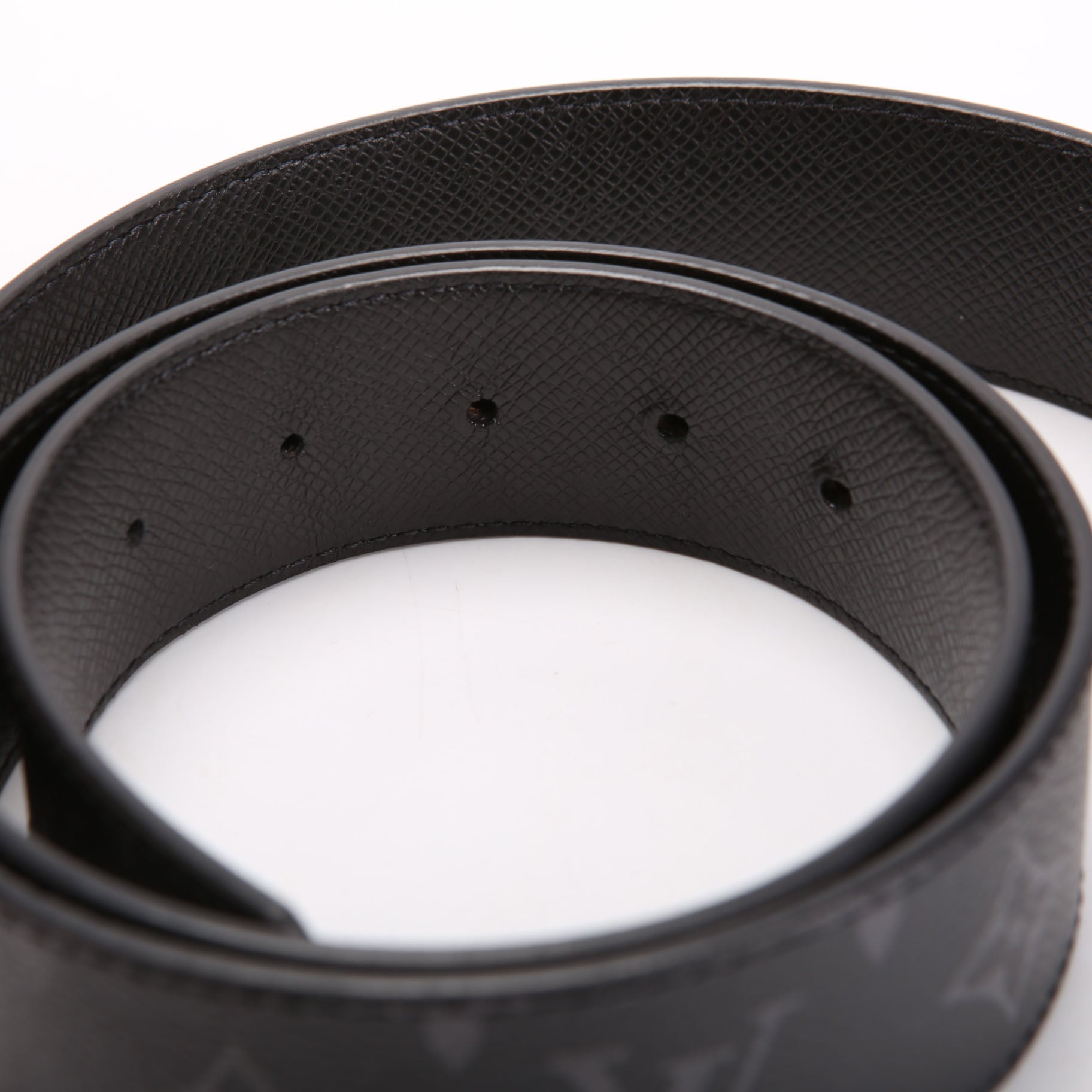 Louis Vuitton LV Initiales 40MM Reversible Letaher/Monogram Eclipse Belt Size 95/35