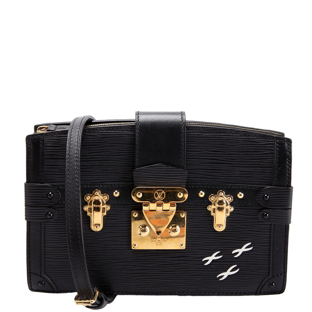 Louis Vuitton Trunk Clutch Epi Black