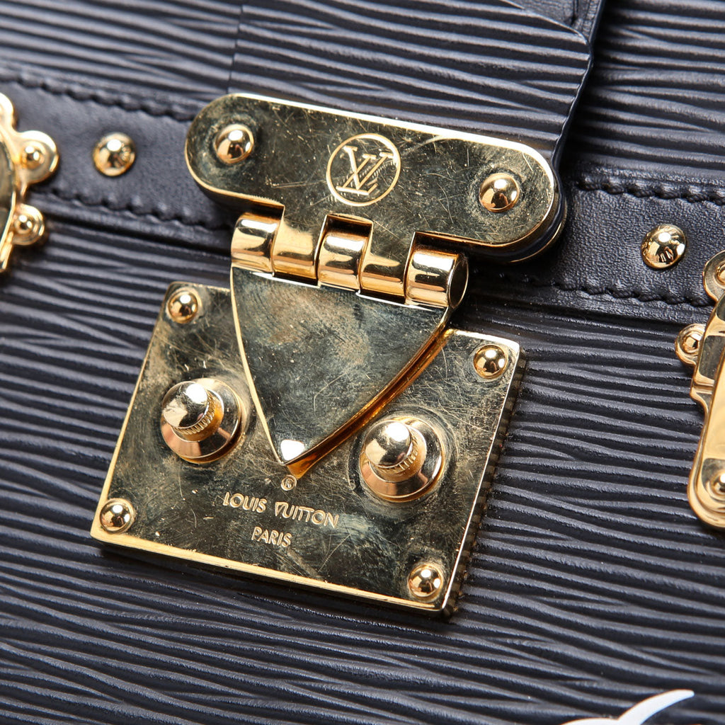 Louis Vuitton Trunk Clutch Epi Black