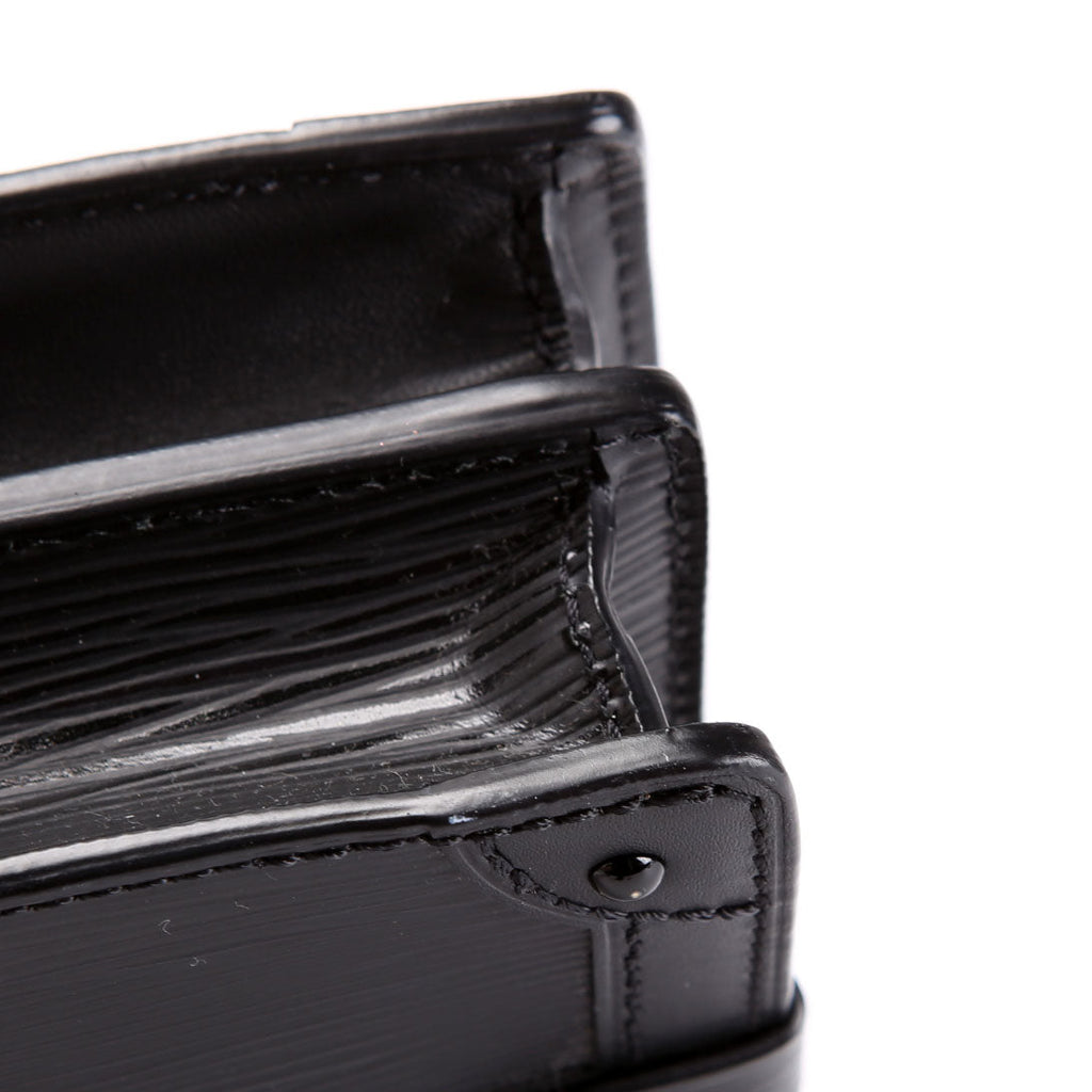 Louis Vuitton Trunk Clutch Epi Black